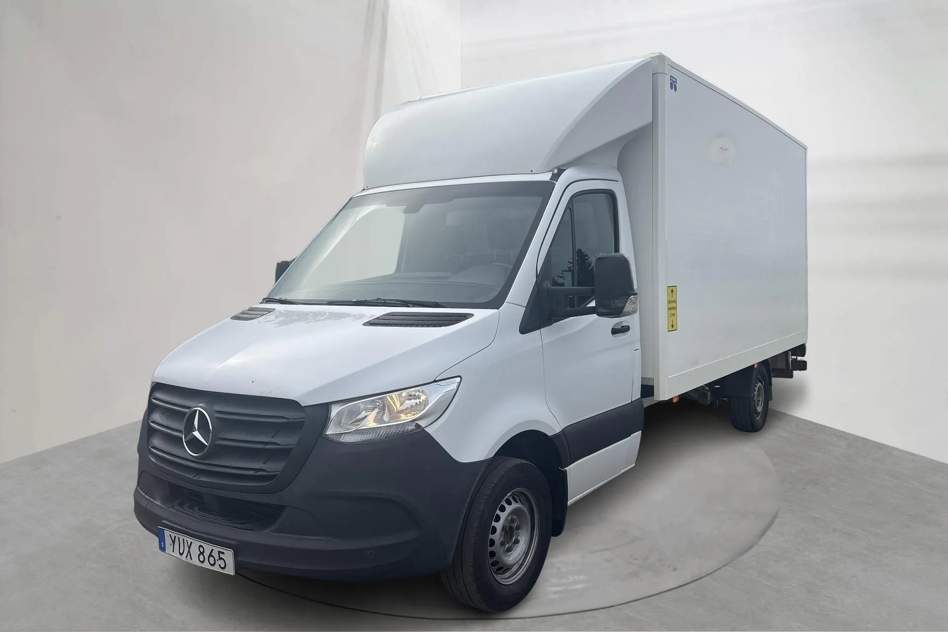 Presentationsfoto 1 av 17: Mercedes Sprinter 316 CDI Volymskåp RWD (163hk) - 26 376 mil - Automat - vit - 2019