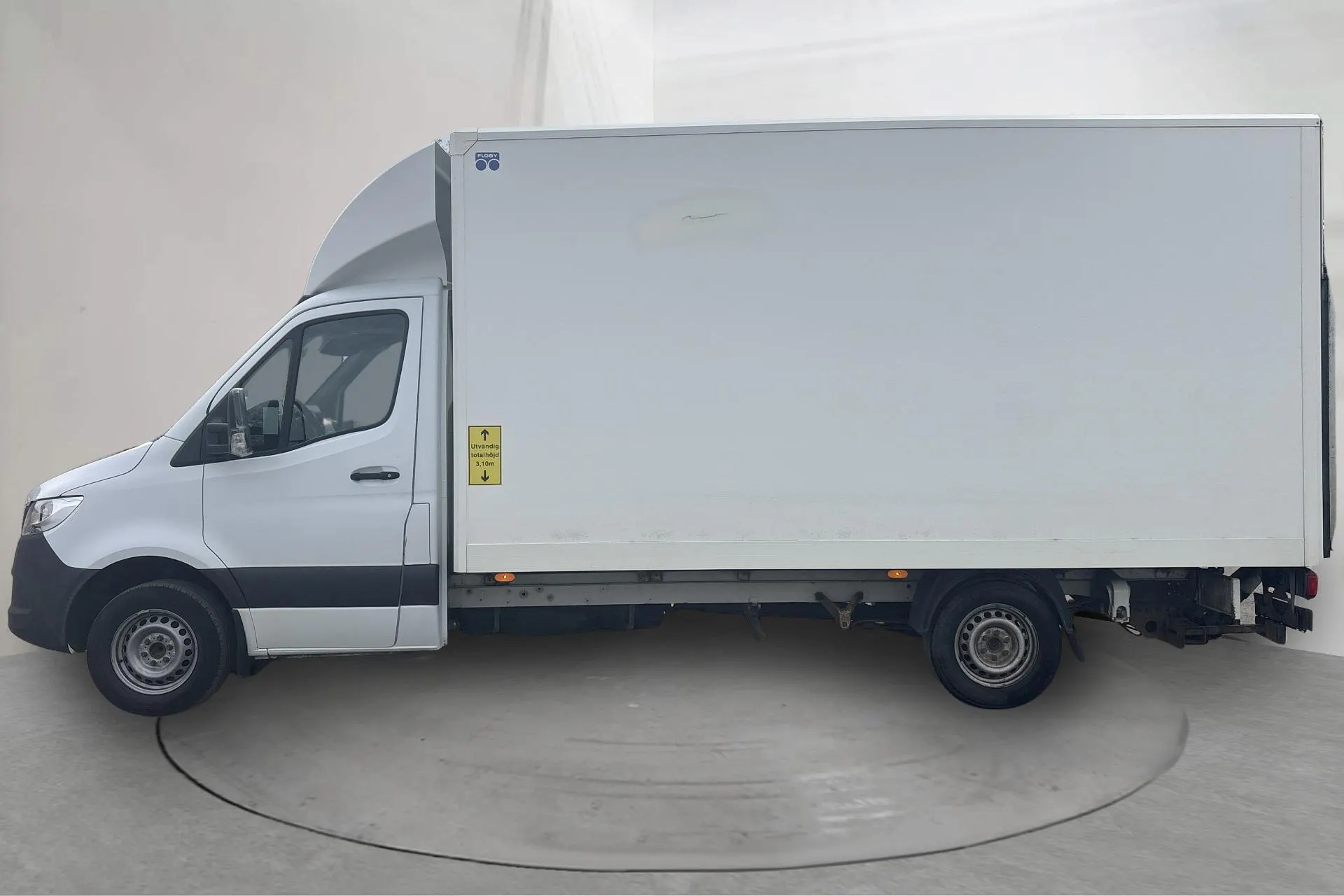 Presentationsfoto 2 av 17: Mercedes Sprinter 316 CDI Volymskåp RWD (163hk) - 26 376 mil - Automat - vit - 2019