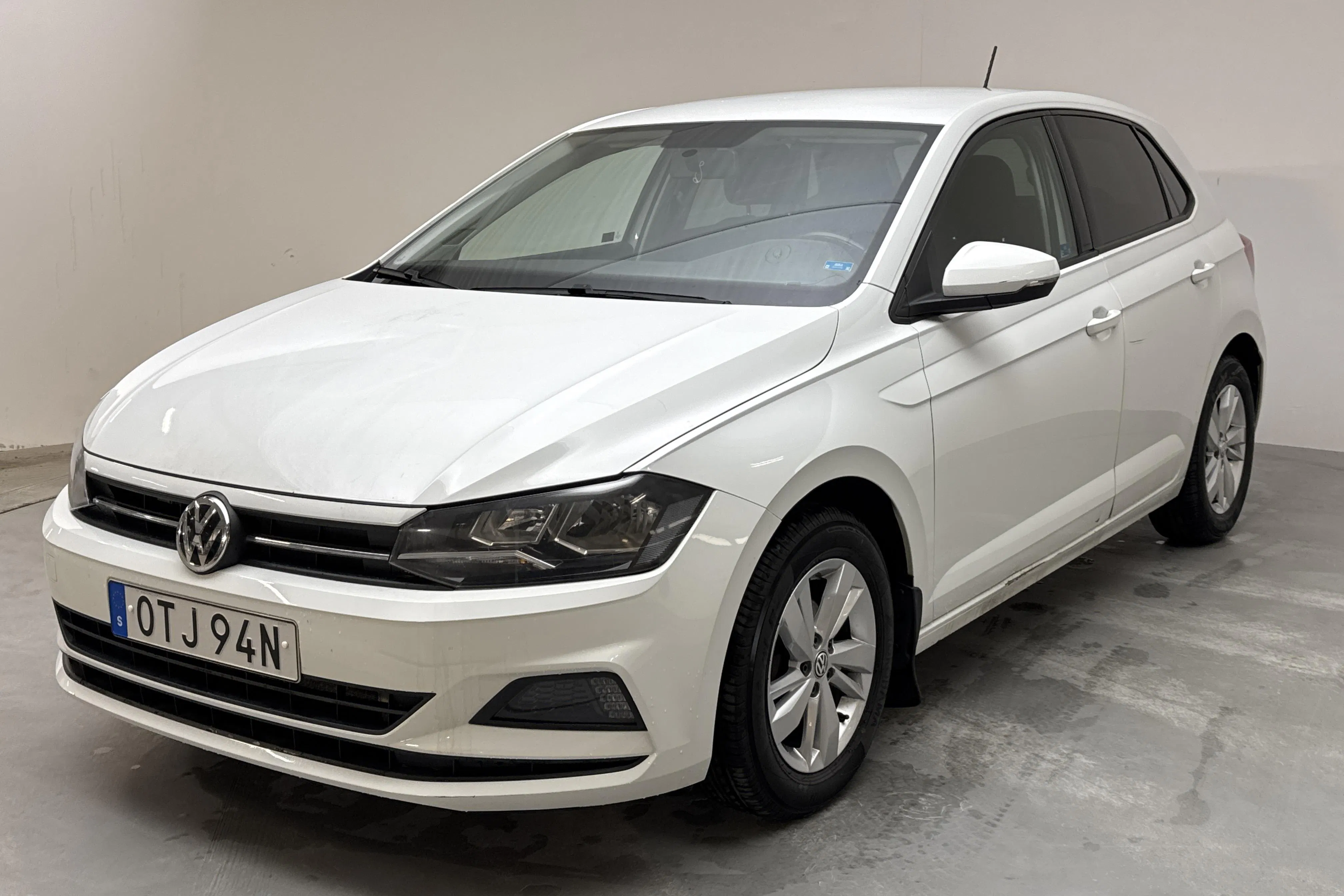 Presentationsfoto 1 av 12: VW Polo 1.0 TSI 5dr (95hk) - 20 769 mil - Automat - vit - 2020