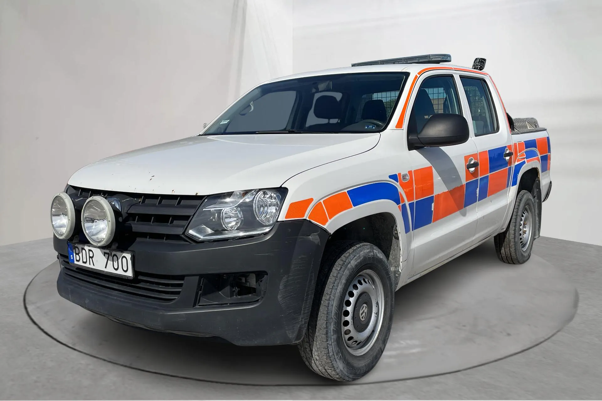Presentationsfoto 1 av 16: Volkswagen Amarok 2.0 TDI 4motion (122hk) - 14 603 mil - Manuell - vit - 2013