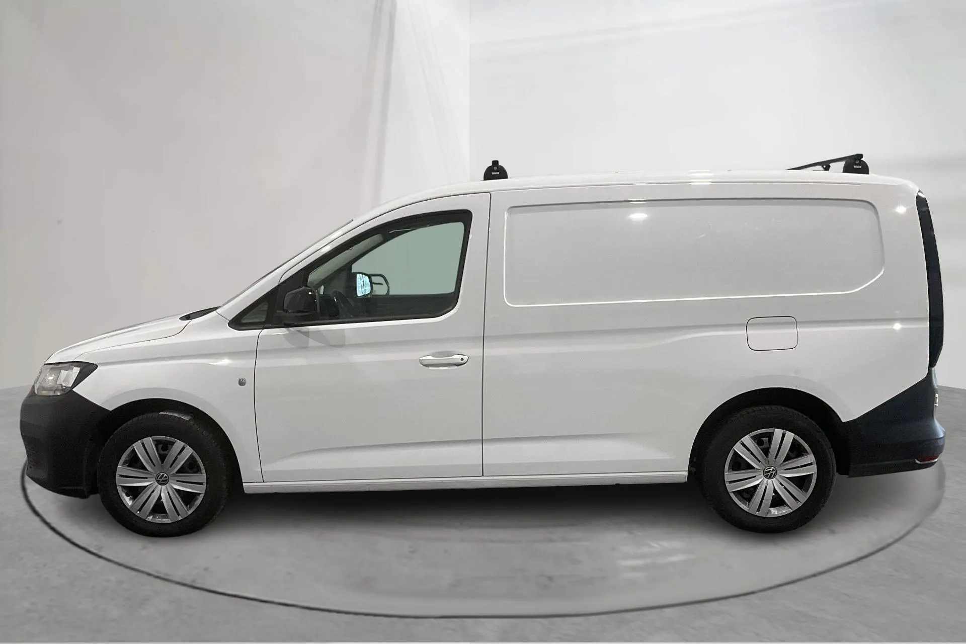 Presentationsfoto 2 av 15: VW Caddy Cargo Maxi 2.0 TDI Skåp (122hk) - 10 601 mil - Automat - vit - 2022