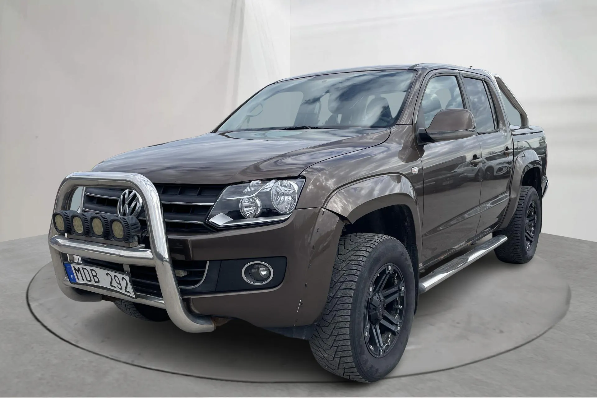 Presentationsfoto 1 av 15: VW Amarok 2.0 TDI 4motion (163hk) - 34 739 mil - Manuell - Ljusbrun - 2011