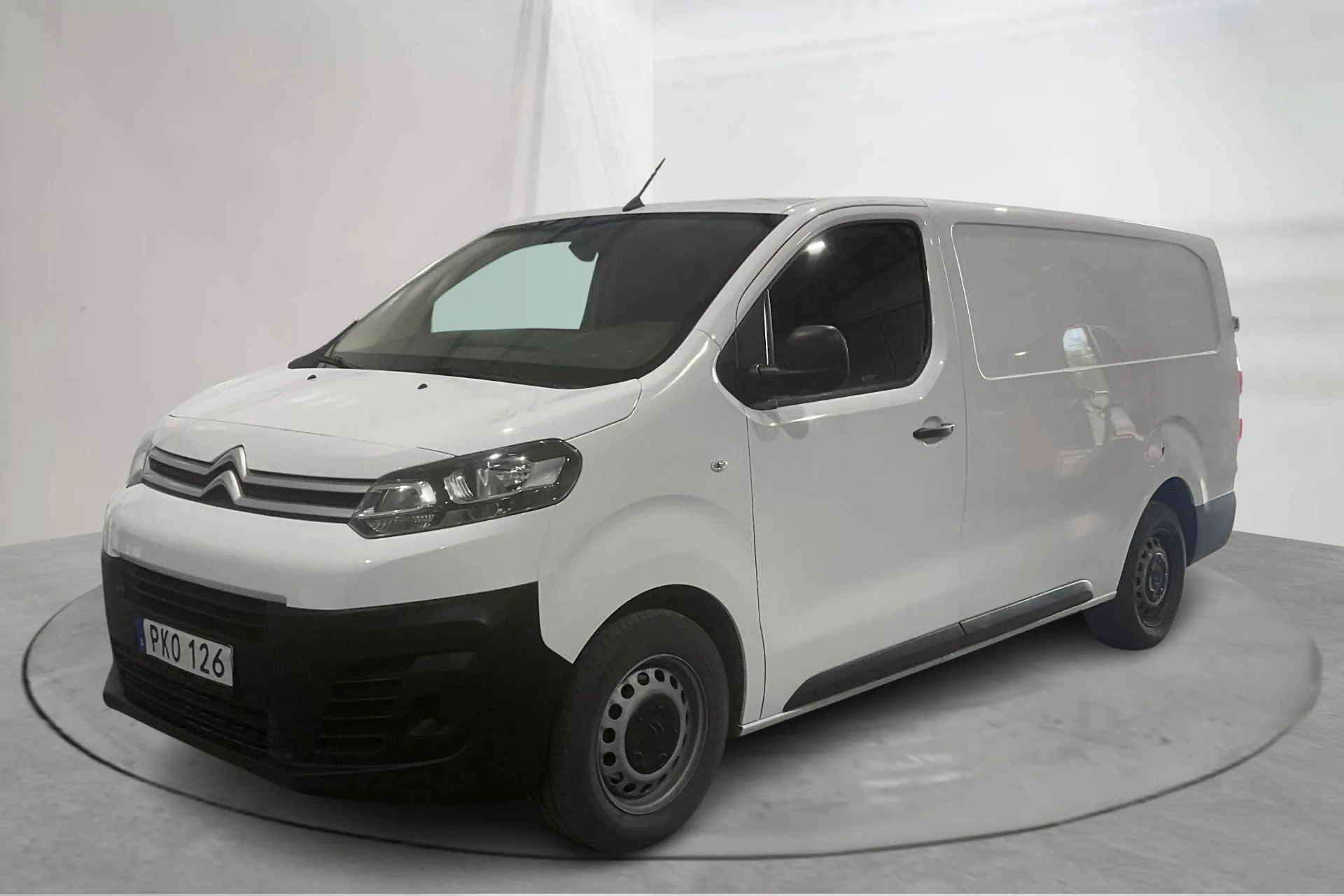 Presentationsfoto 1 av 14: Citroën Jumpy IV 2.0 BlueHDI Skåp (145hk) - 7 678 mil - Automat - vit - 2022