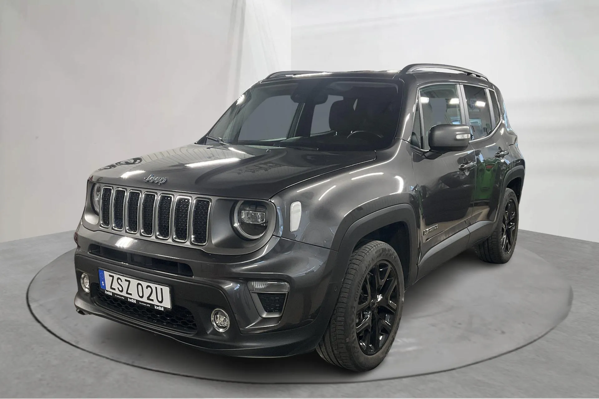 Presentation photo 1 of 17: Jeep Renegade 1.3 PHEV 4WD (190hk) - 87 380 km - Automatic - gray - 2020