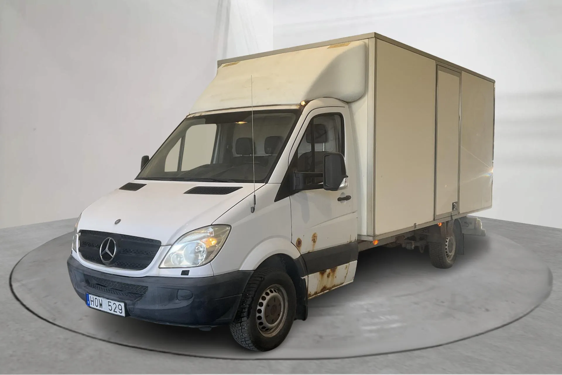 Presentation photo 1 of 10: Mercedes Sprinter 315 CDI Volymskåp (150hk) - 266 490 km - Automatic - white - 2009