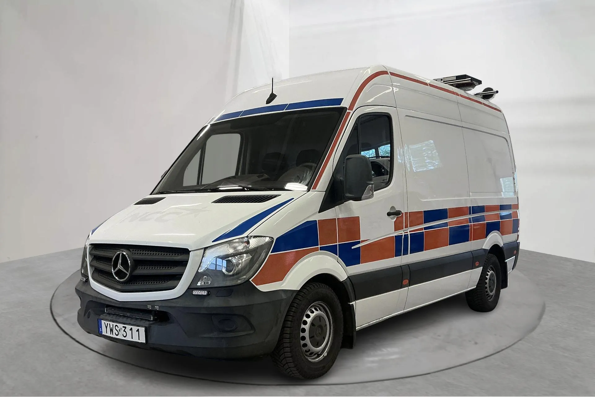 Presentationsfoto 1 av 20: Mercedes Sprinter 316 CDI (163hk) - 16 648 mil - Automat - vit - 2018