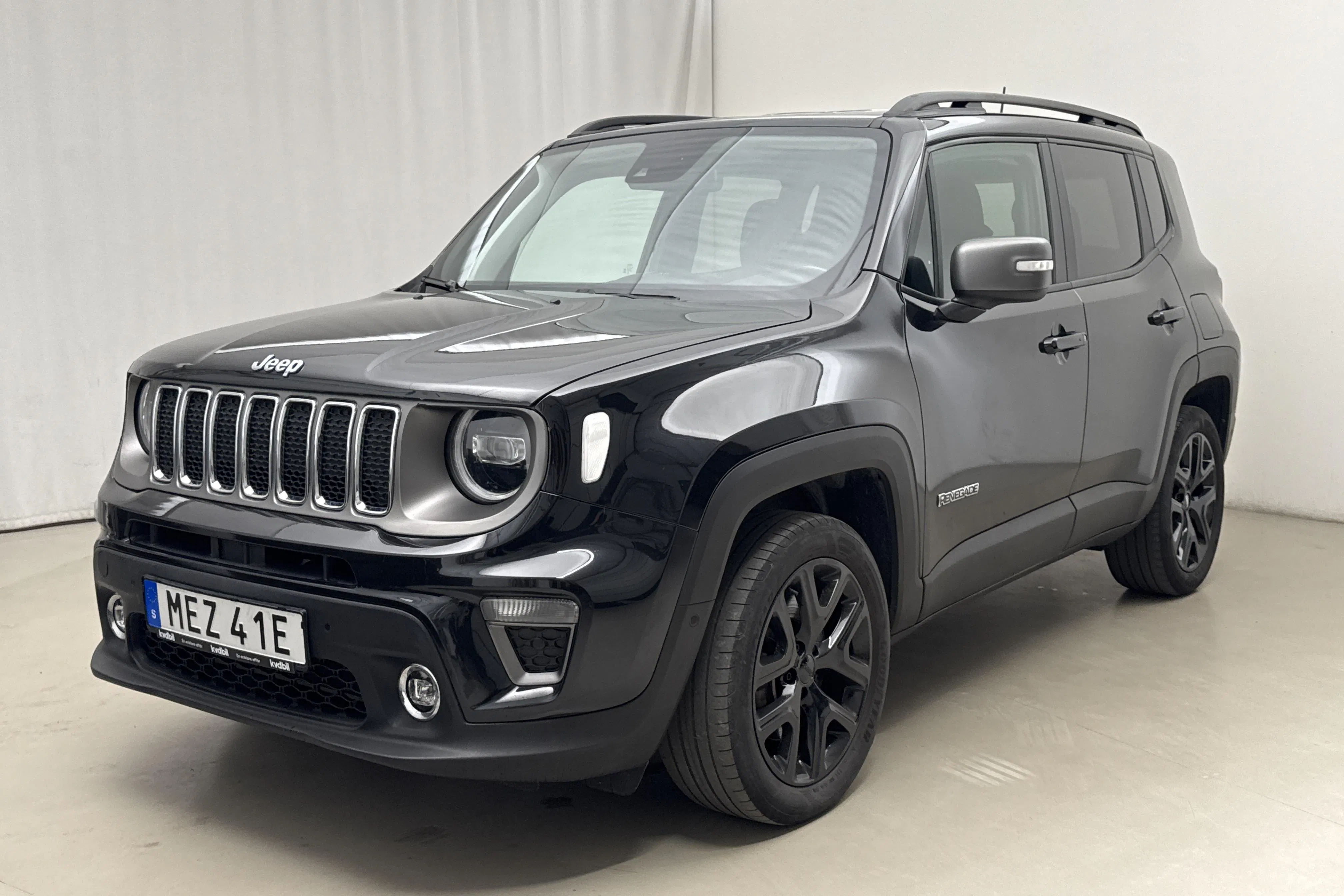 Presentation photo 1 of 18: Jeep Renegade 1.3 PHEV 4WD (190hk) - 99 770 km - Automatic - black - 2020
