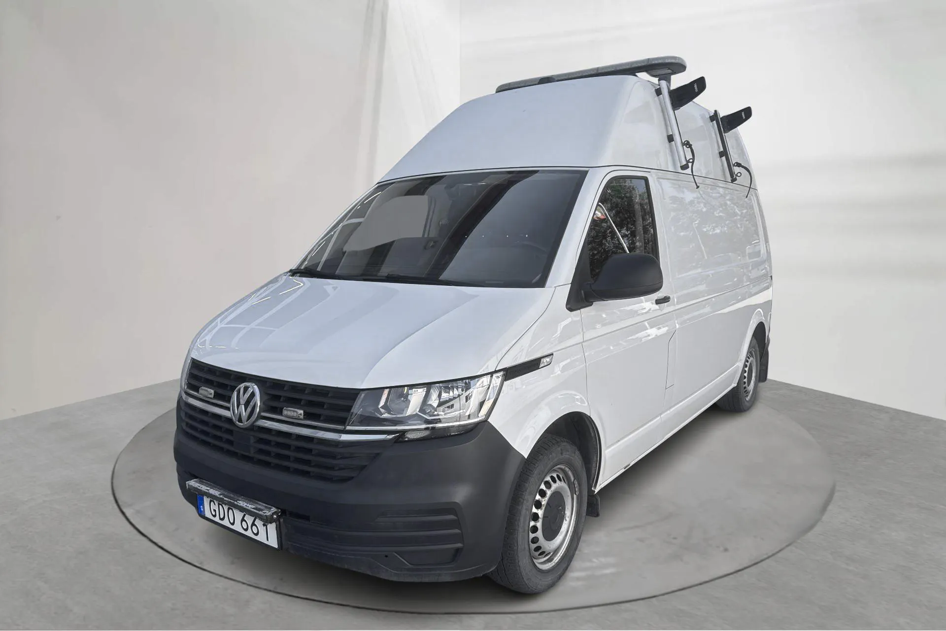 Presentation photo 1 of 21: VW Transporter T6 2.0 TDI BMT Skåp (150hk) - 117 270 km - Automatic - white - 2020