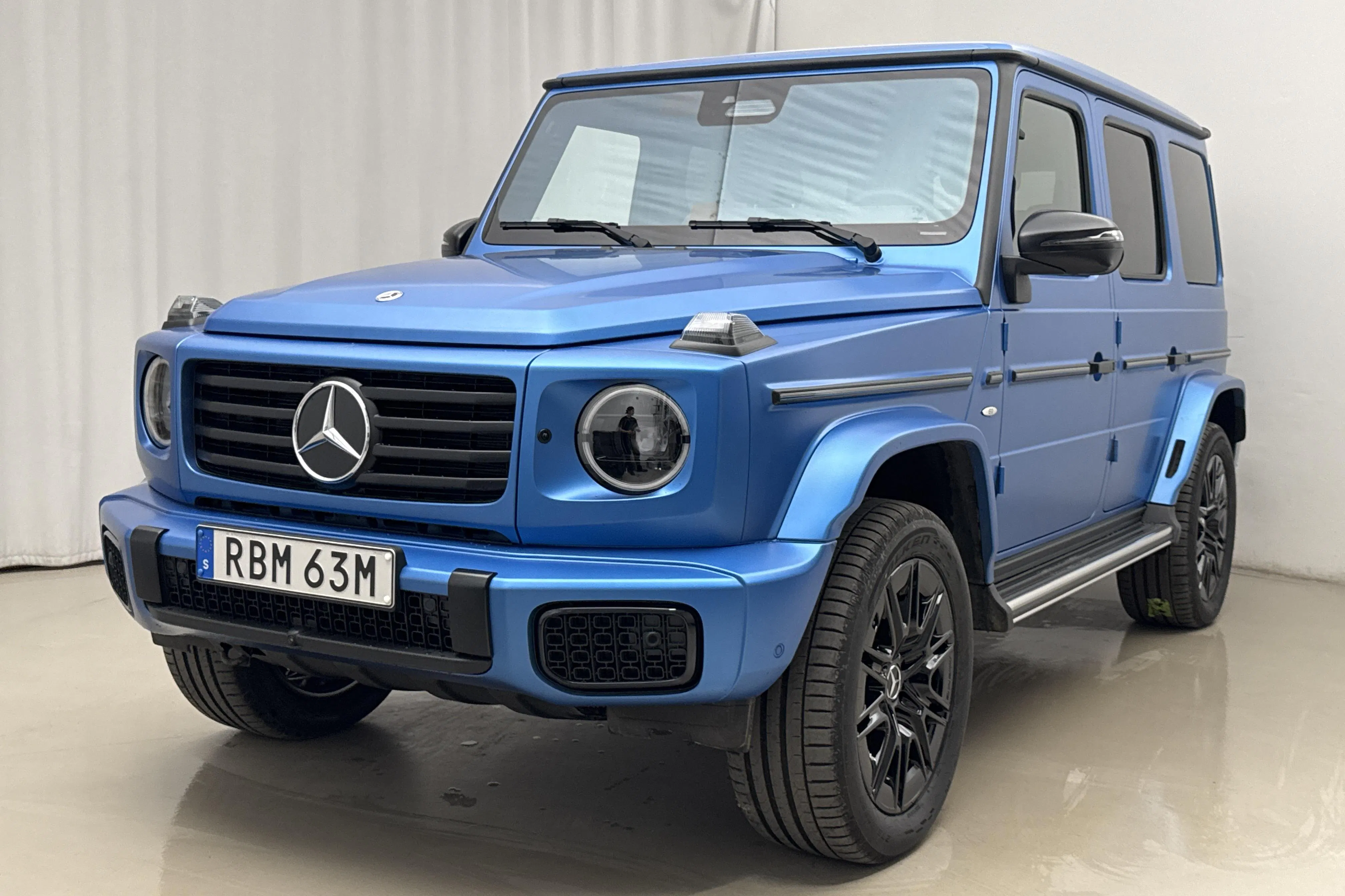 Presentation photo 1 of 29: Mercedes G 580 W465 (587hk) - 750 km - Automatic - blue - 2025