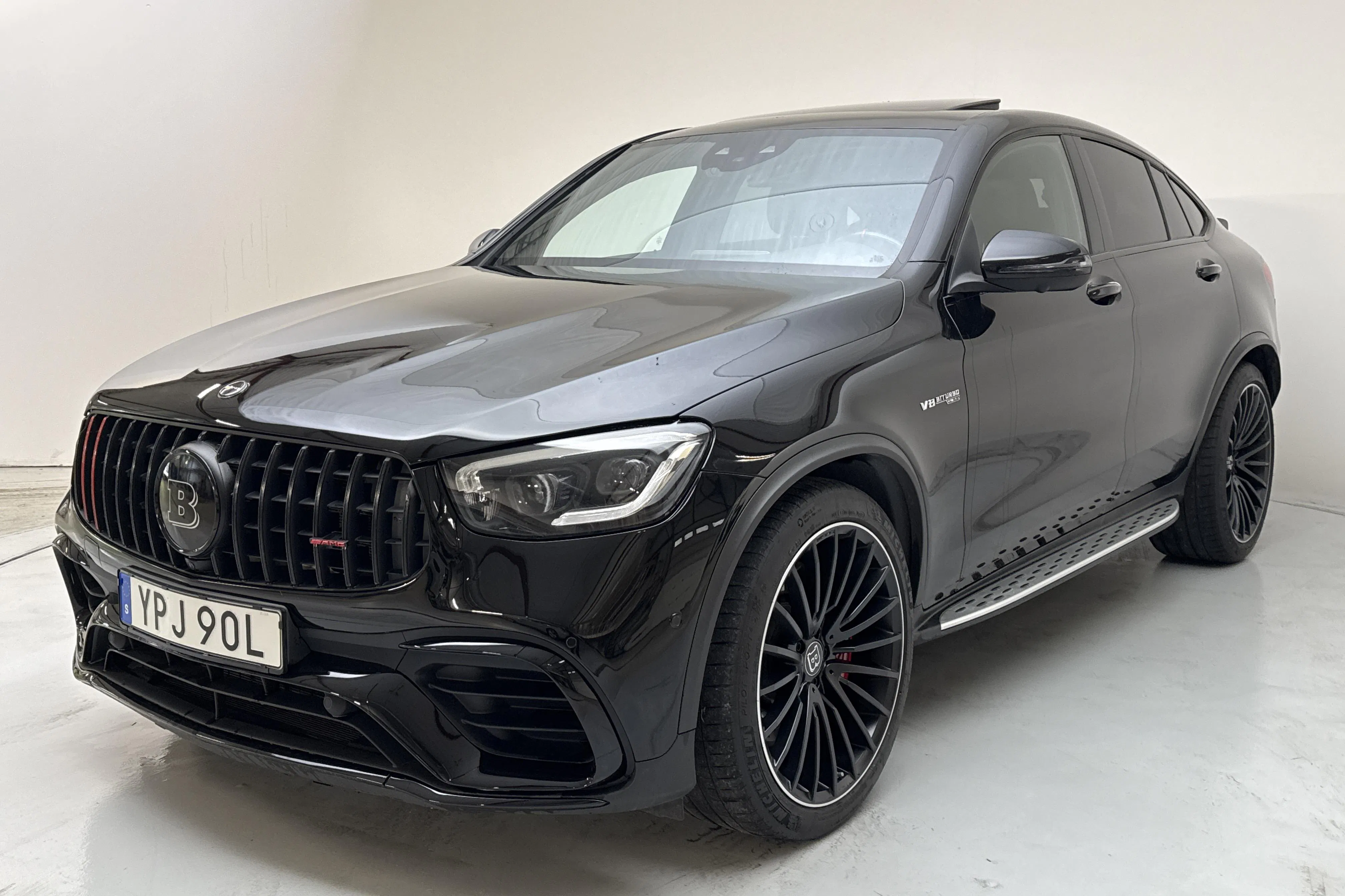 Presentation photo 1 of 23: Mercedes GLC 63 S AMG 4MATIC+ Coupé C253 (510hk) - 131 680 km - Automatic - black - 2021