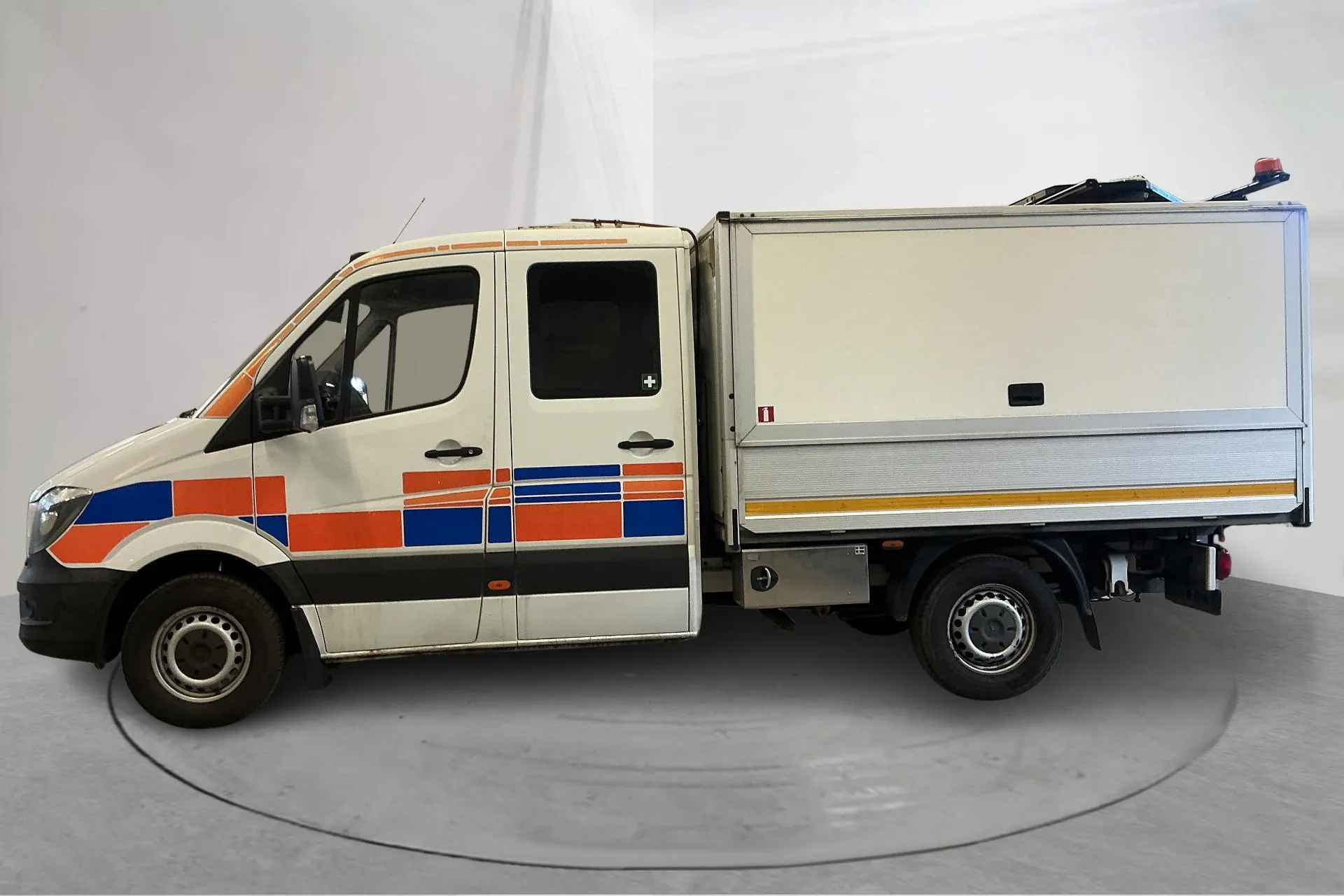 Presentationsfoto 2 av 16: Mercedes Sprinter 316 CDI Pickup/Chassi (163hk) - 23 710 mil - Automat - vit - 2016