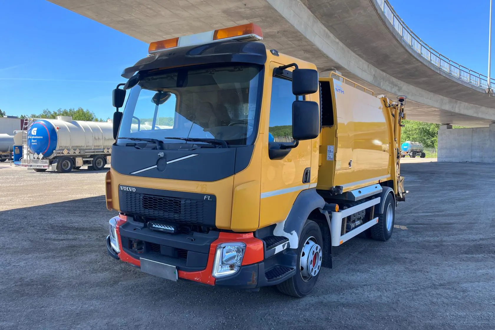Presentationsfoto 1 av 86: VOLVO FL 4*2 VOLVO FL280 - 157 128 km - Automat - gul - 2018