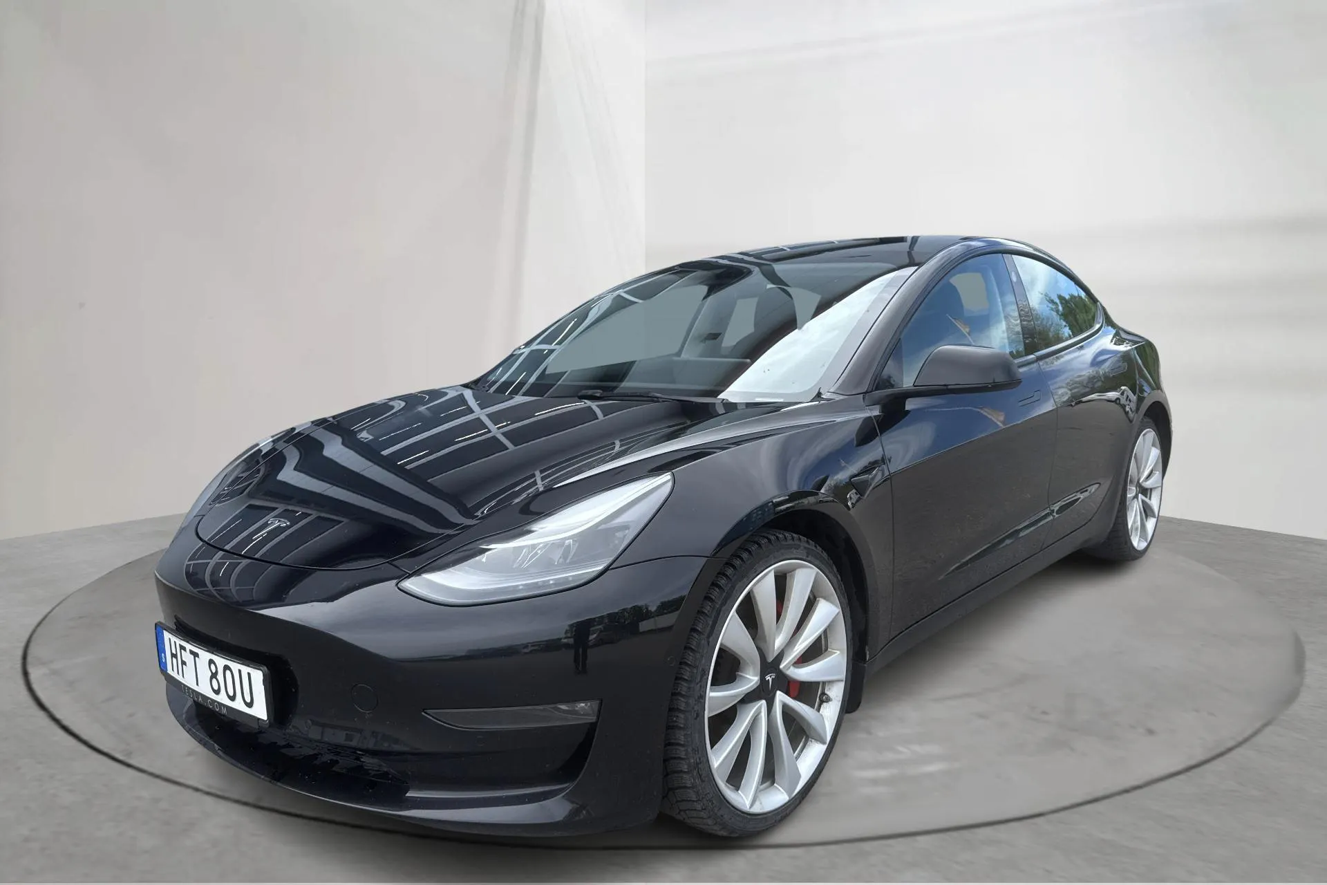 Presentationsfoto 1 av 19: Tesla Model 3 Performance AWD - 9 638 mil - Automat - svart - 2021