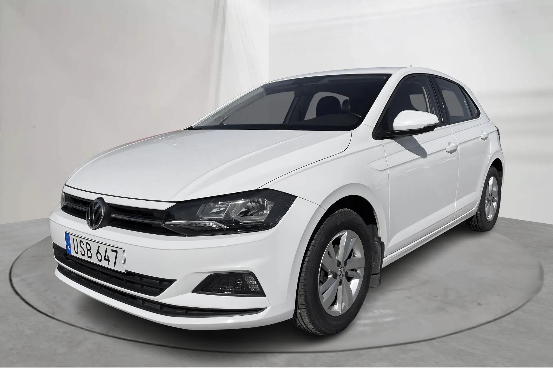 Presentationsfoto 1 av 16: VW Polo 1.0 TSI 5dr (95hk) - 6 818 mil - Manuell - vit - 2018