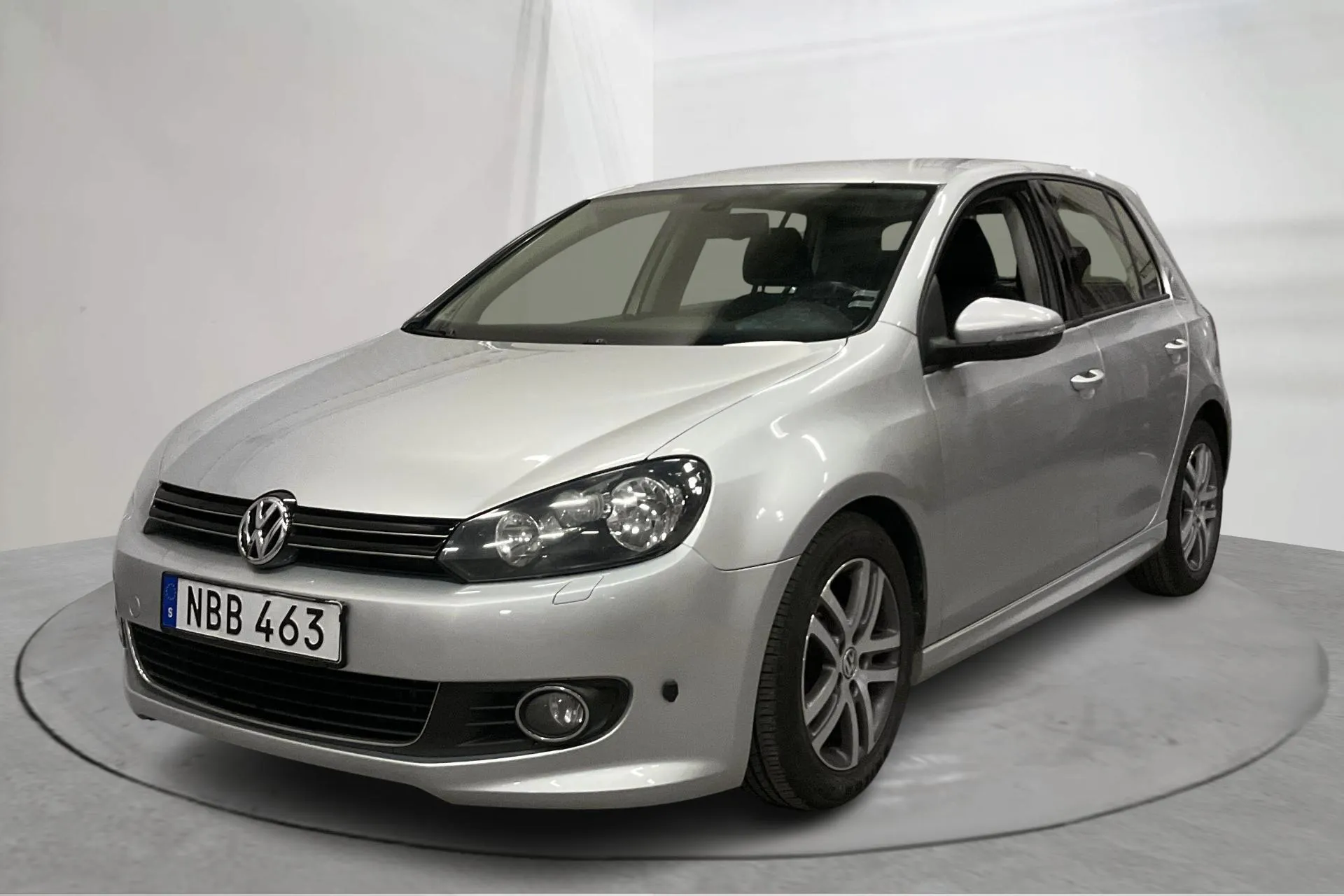 Presentation photo 1 of 15: VW Golf VI 1.6 TDI BlueMotion Technology 5dr (105hk) - 193 570 km - Manual - silver - 2013
