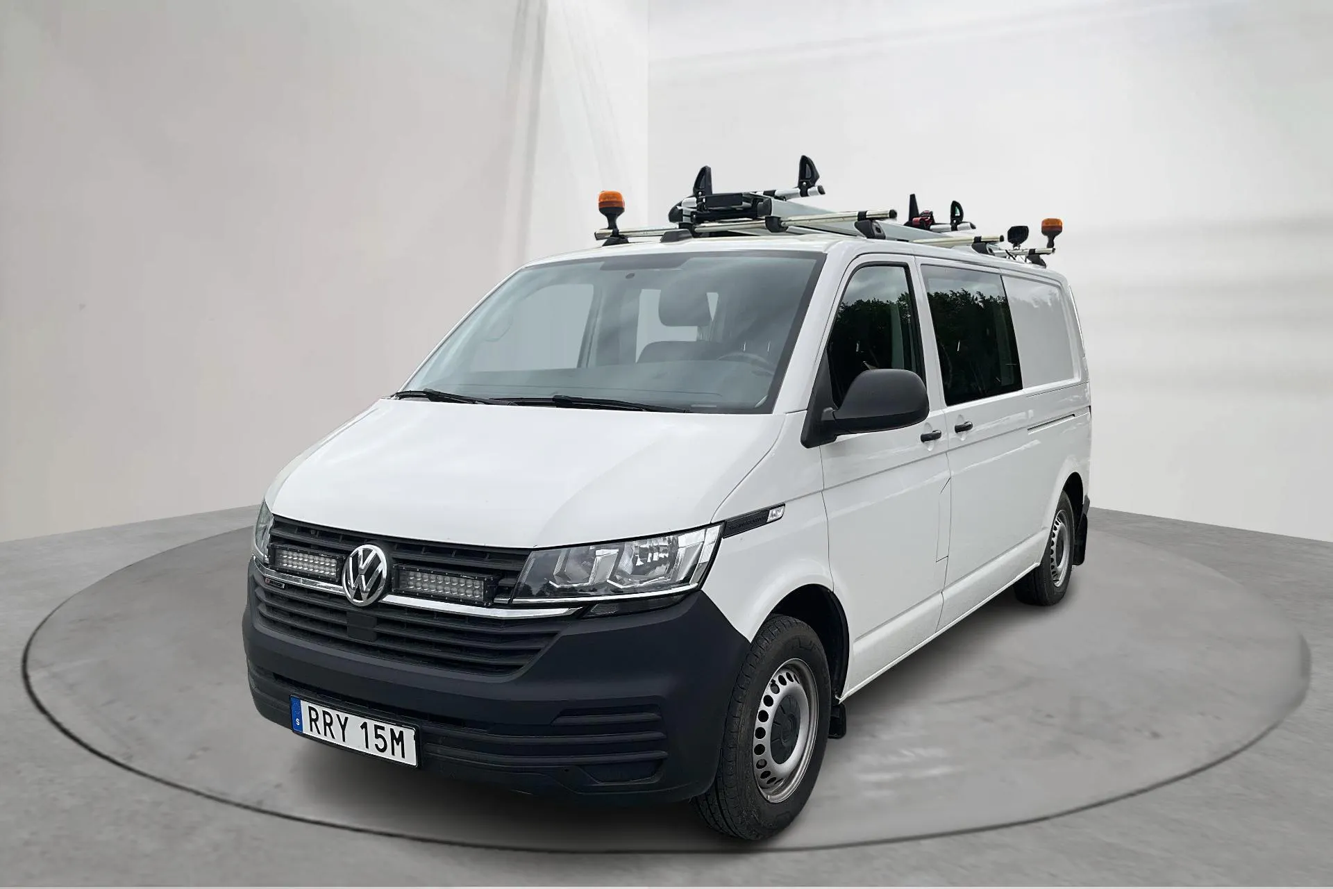 Presentation photo 1 of 15: VW Transporter T6 2.0 TDI BMT Skåp 4MOTION (150hk) - 78 800 km - Manual - white - 2020