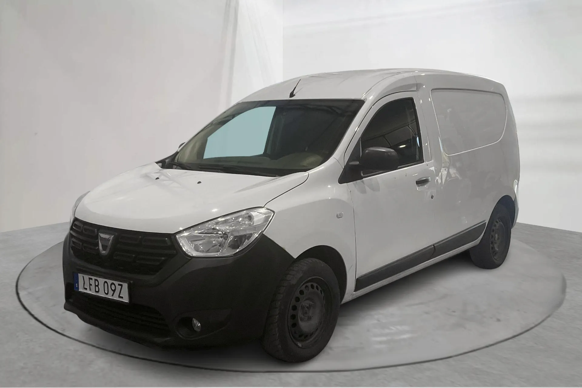 Presentationsfoto 1 av 11: Dacia Dokker Van 1.5 Blue dCi (95hk) - 15 141 mil - Manuell - vit - 2020