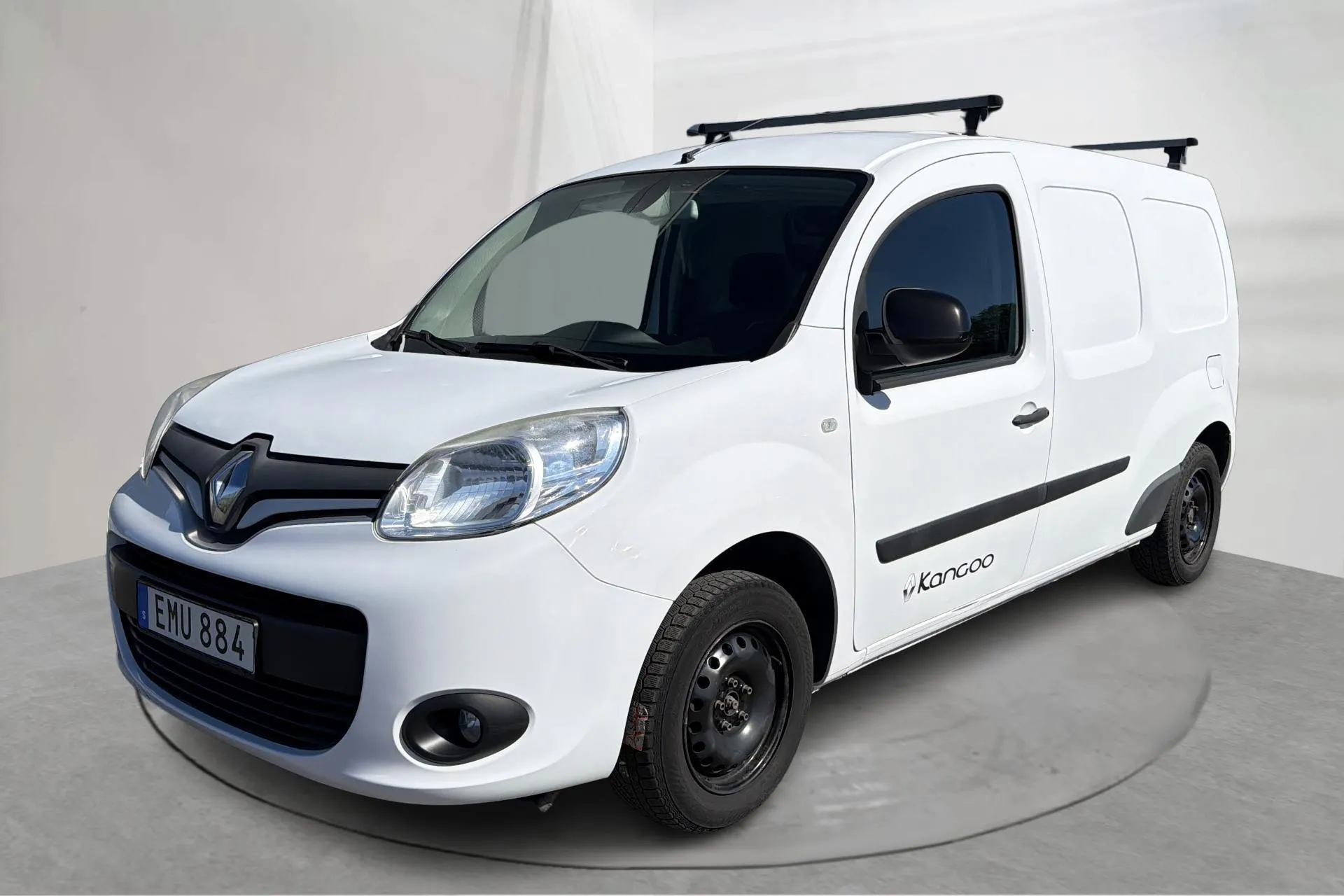Presentationsfoto 1 av 16: Renault Kangoo 1.5 dCi Maxi skåp (90hk) - 14 745 mil - Manuell - vit - 2017
