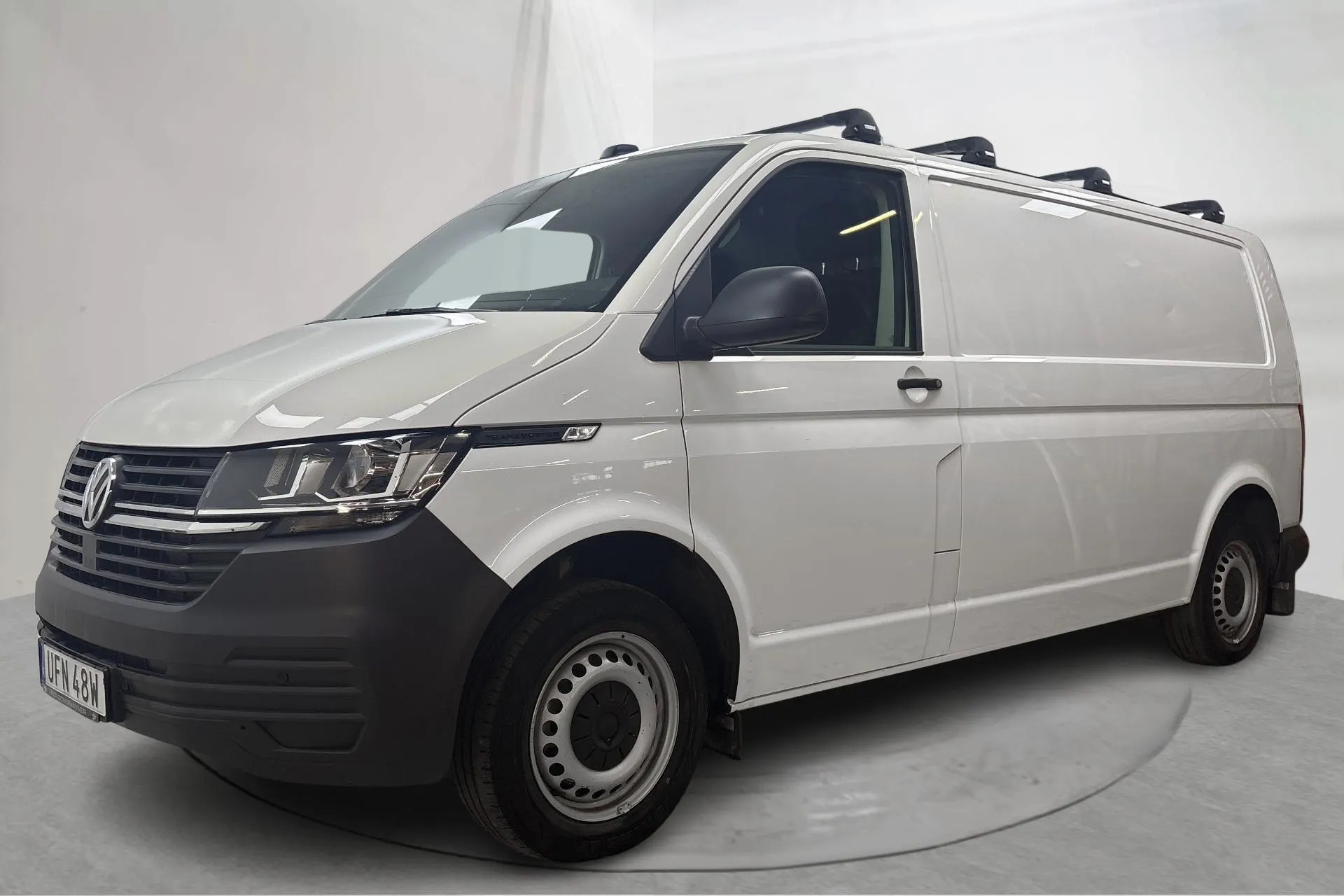 Presentation photo 1 of 16: VW Transporter T6 2.0 TDI BMT Skåp 4MOTION (150hk) - 86 730 km - Manual - white - 2021
