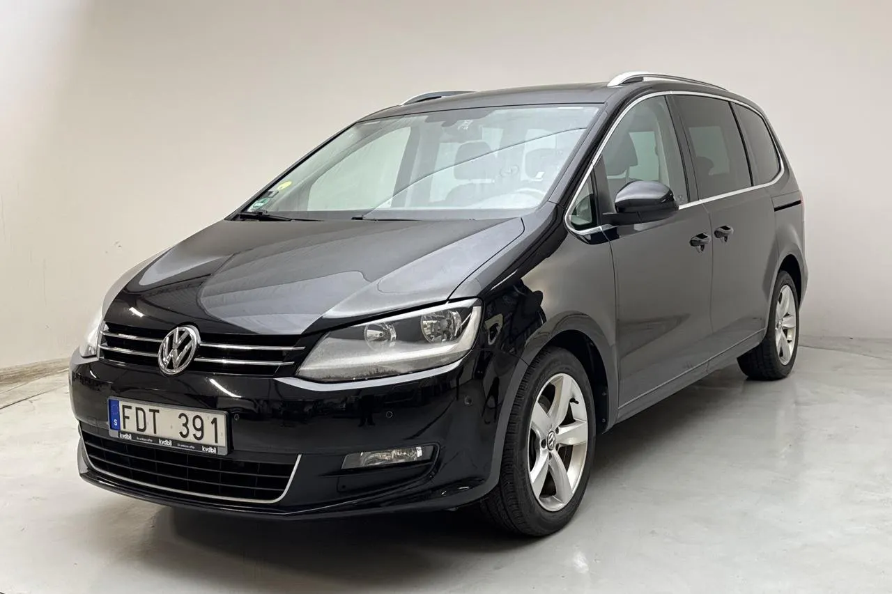 Presentation photo 1 of 16: VW Sharan 2.0 TDI BlueMotion Technology (140hk) - 203 740 km - Manual - black - 2011