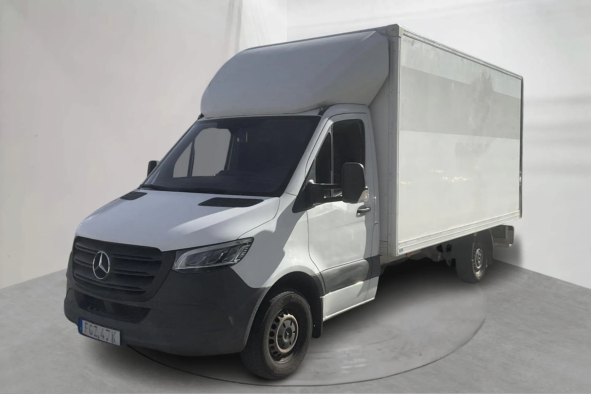 Presentationsfoto 1 av 13: Mercedes Sprinter 316 CDI Volymskåp RWD (163hk) - 33 081 mil - Automat - vit - 2020