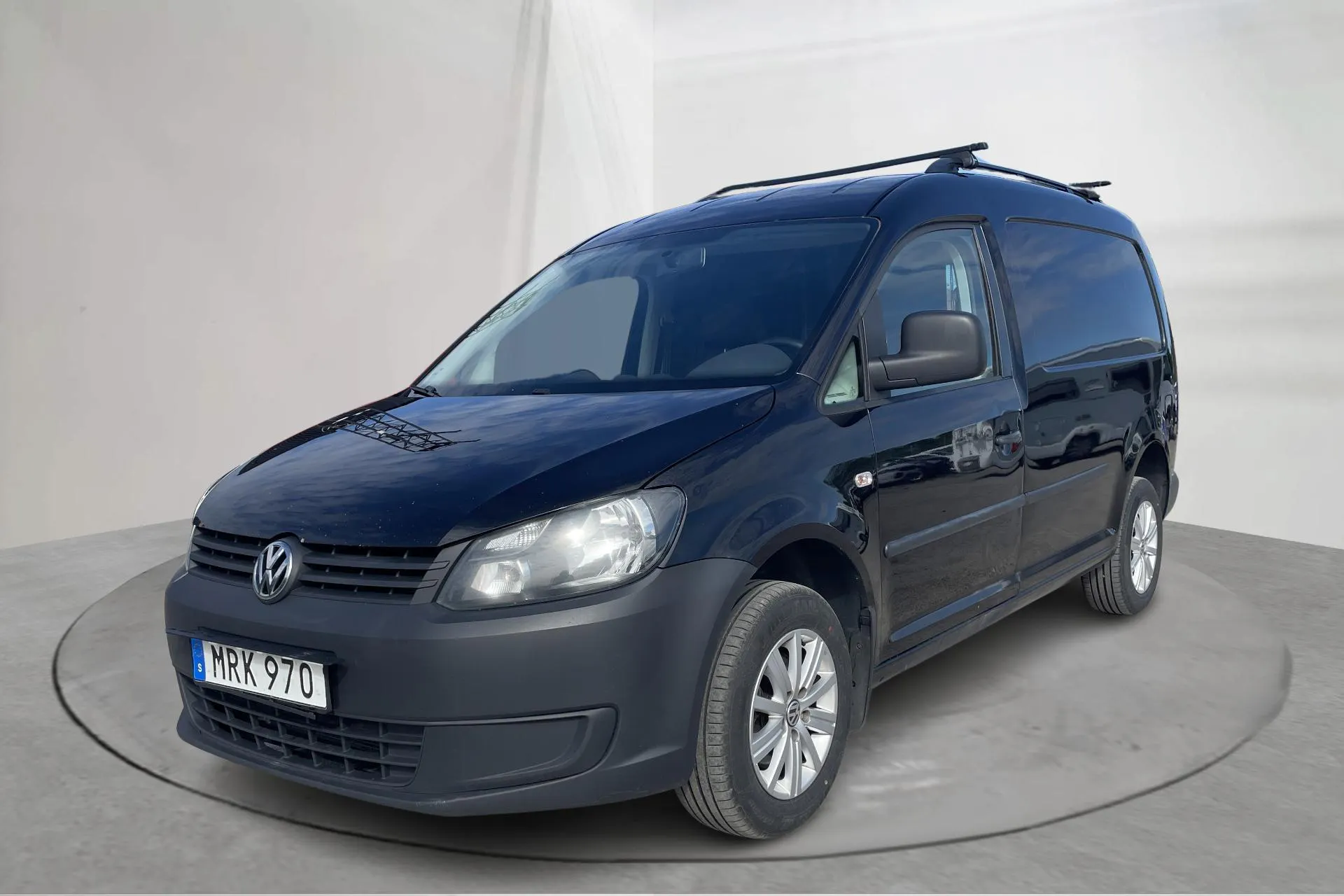 Presentation photo 1 of 15: VW Caddy 2.0 TDI Maxi Skåp 4-motion (110hk) - 165 580 km - Manual - black - 2015