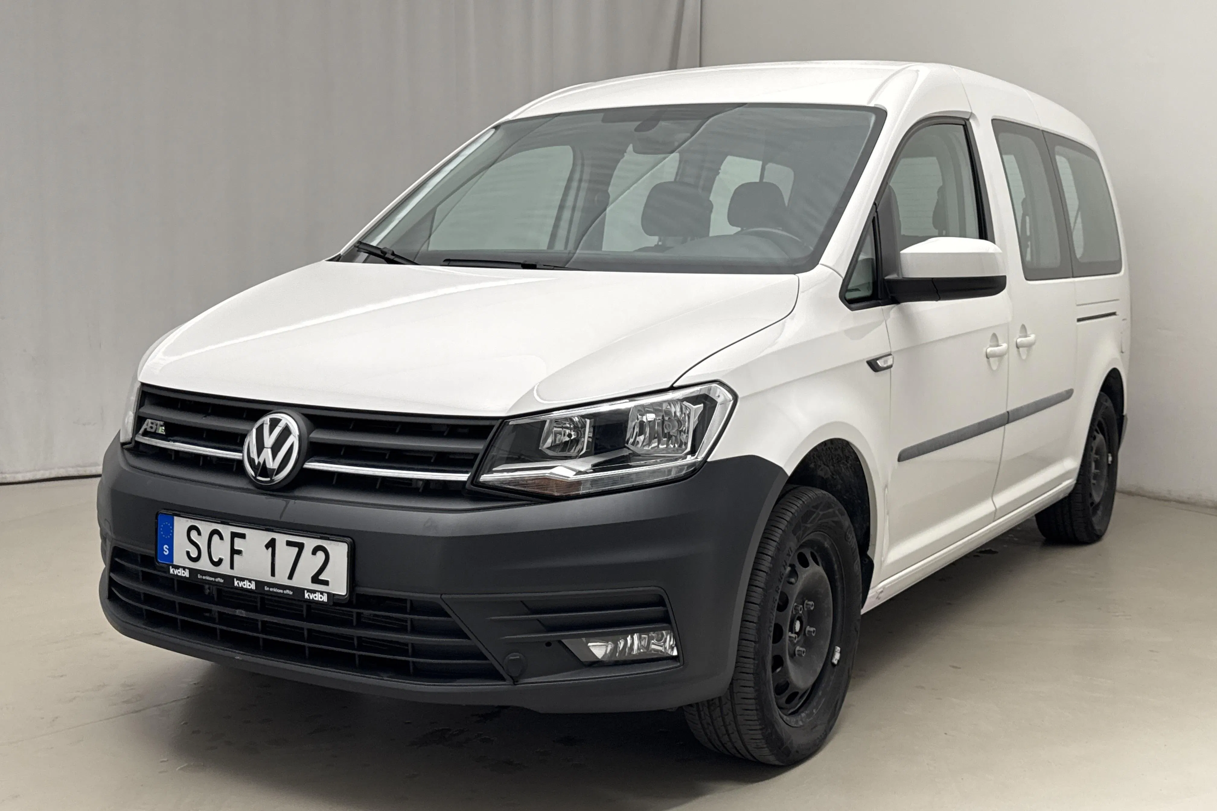 Presentation photo 1 of 19: VW e-Caddy ABT Maxi Skåp (110hk) - 19 360 km - Automatic - white - 2020
