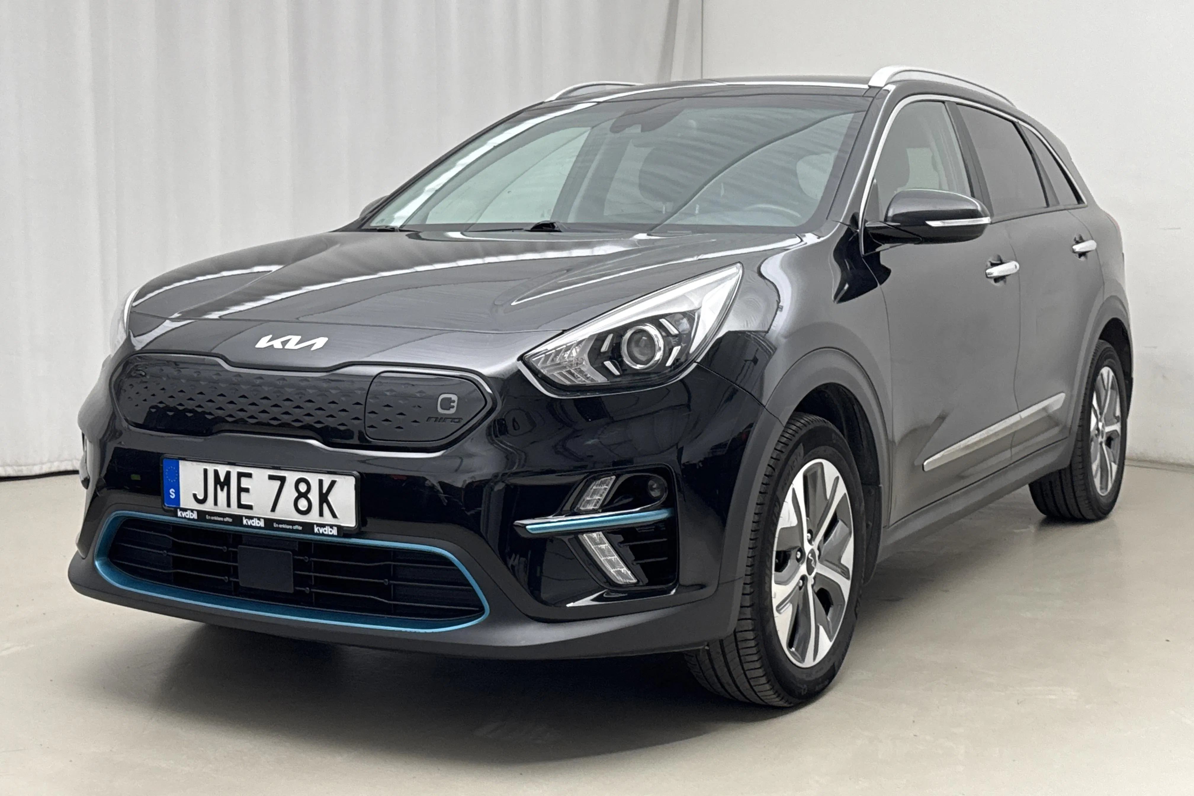 Presentation photo 1 of 20: KIA e-Niro 64kWh (204hk) - 134 090 km - Automatic - black - 2022