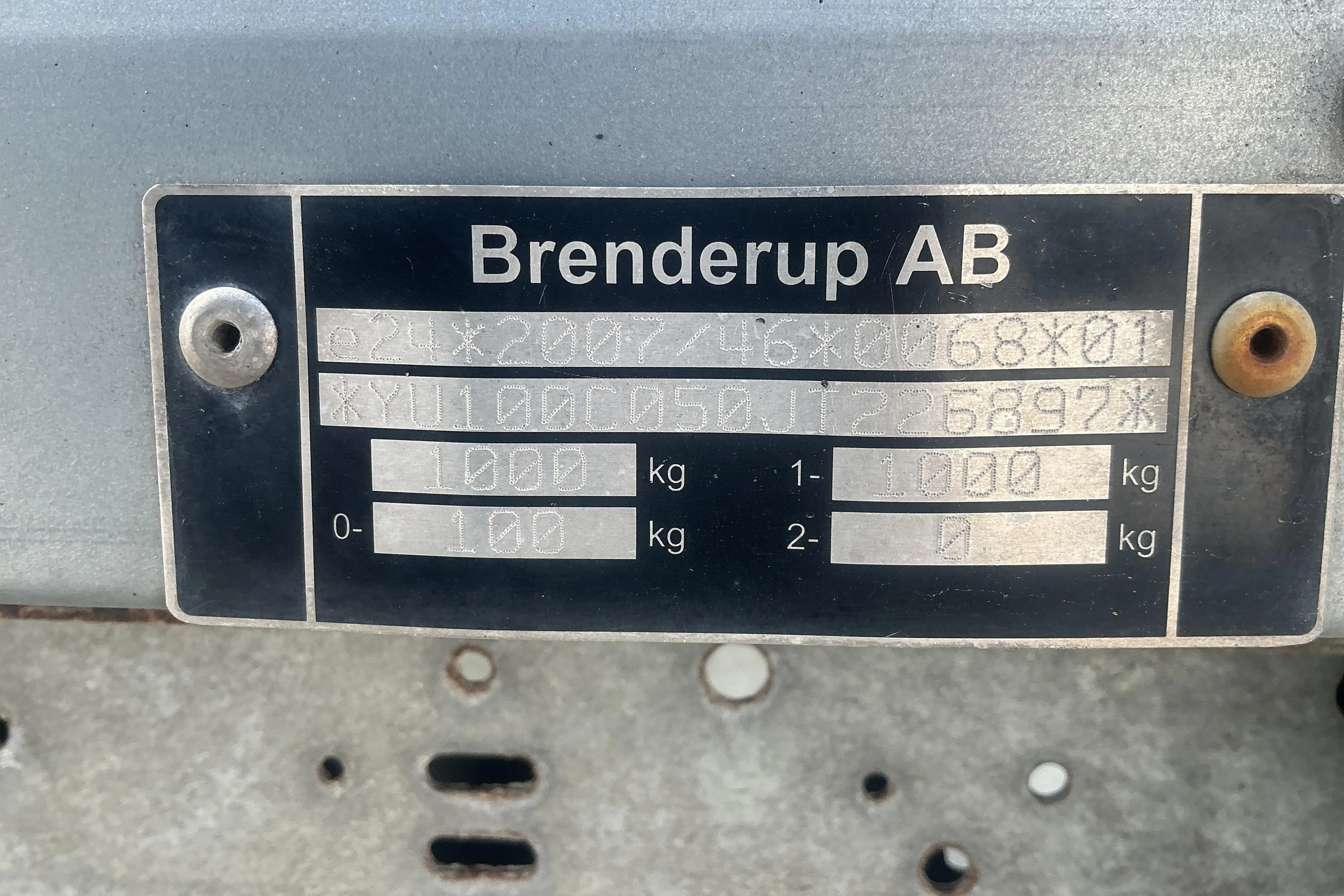Presentation photo 15 of 15: Brenderup 23000 Skåpsläpvagn Släpvagn - 0 km - 2018