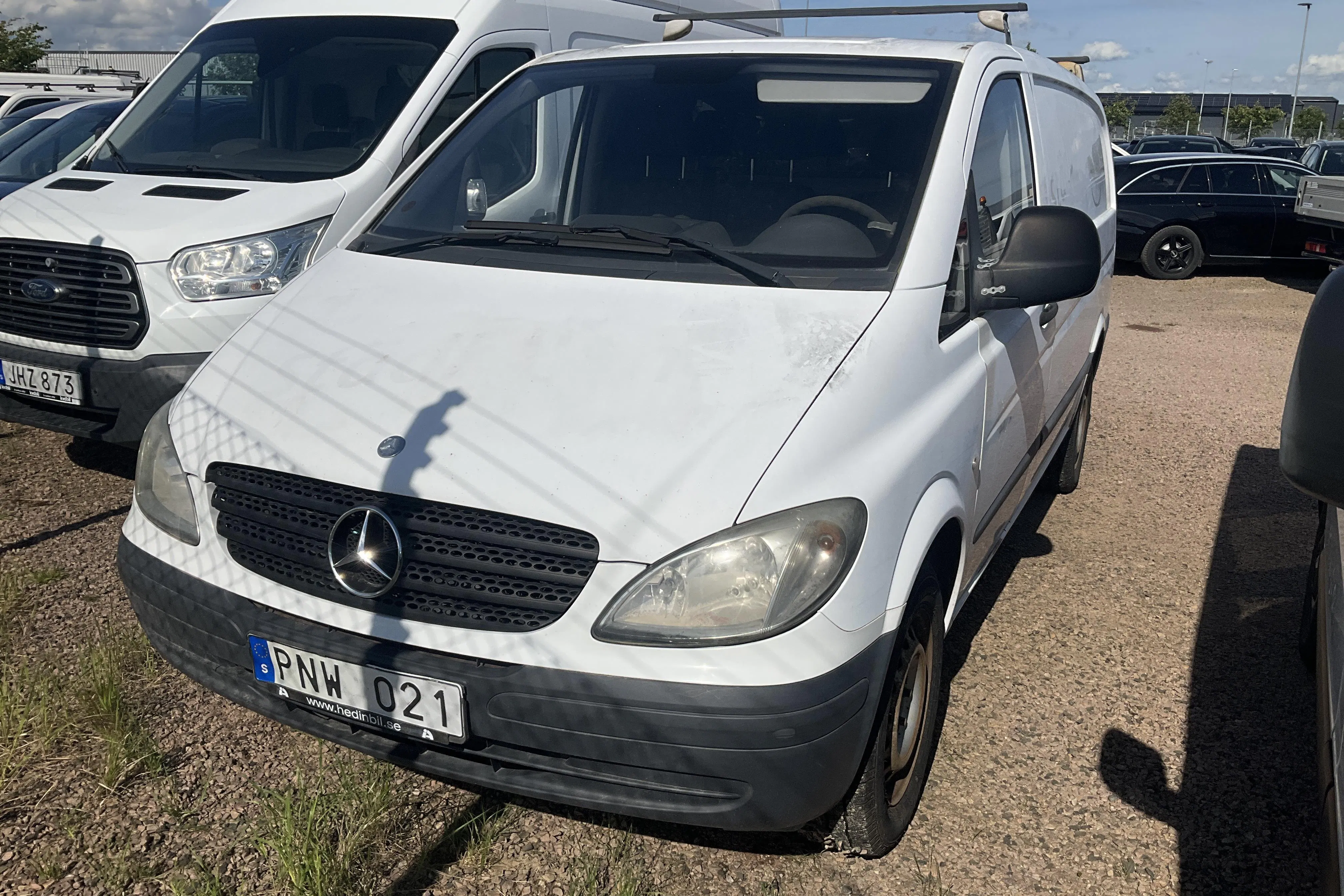 Presentation photo 1 of 11: Mercedes Vito 109 CDI Skåp W639 (88hk) - 154 550 km - Manual - white - 2007
