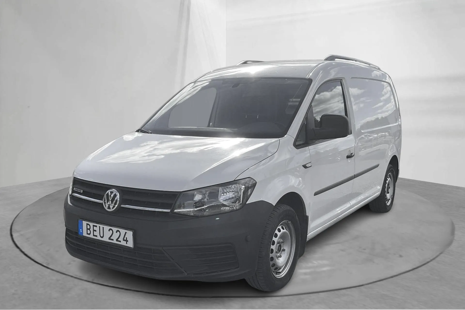 Presentationsfoto 1 av 12: VW Caddy Maxi 1.4 TGI (110hk) - 5 173 mil - Automat - vit - 2017