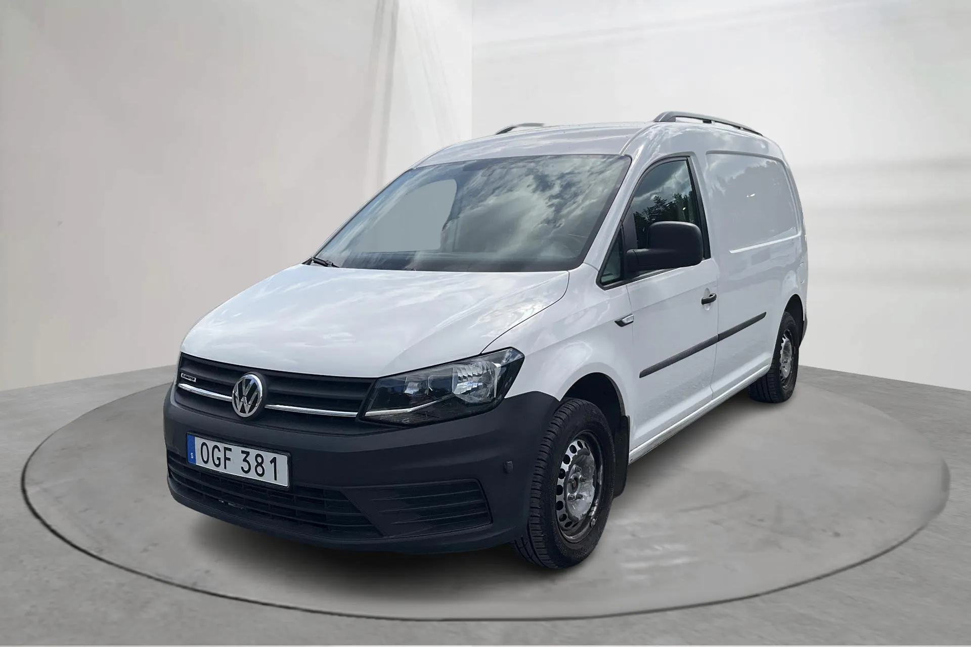 Presentation photo 1 of 12: VW Caddy Maxi 1.4 TGI (110hk) - 58 030 km - Manual - white - 2017
