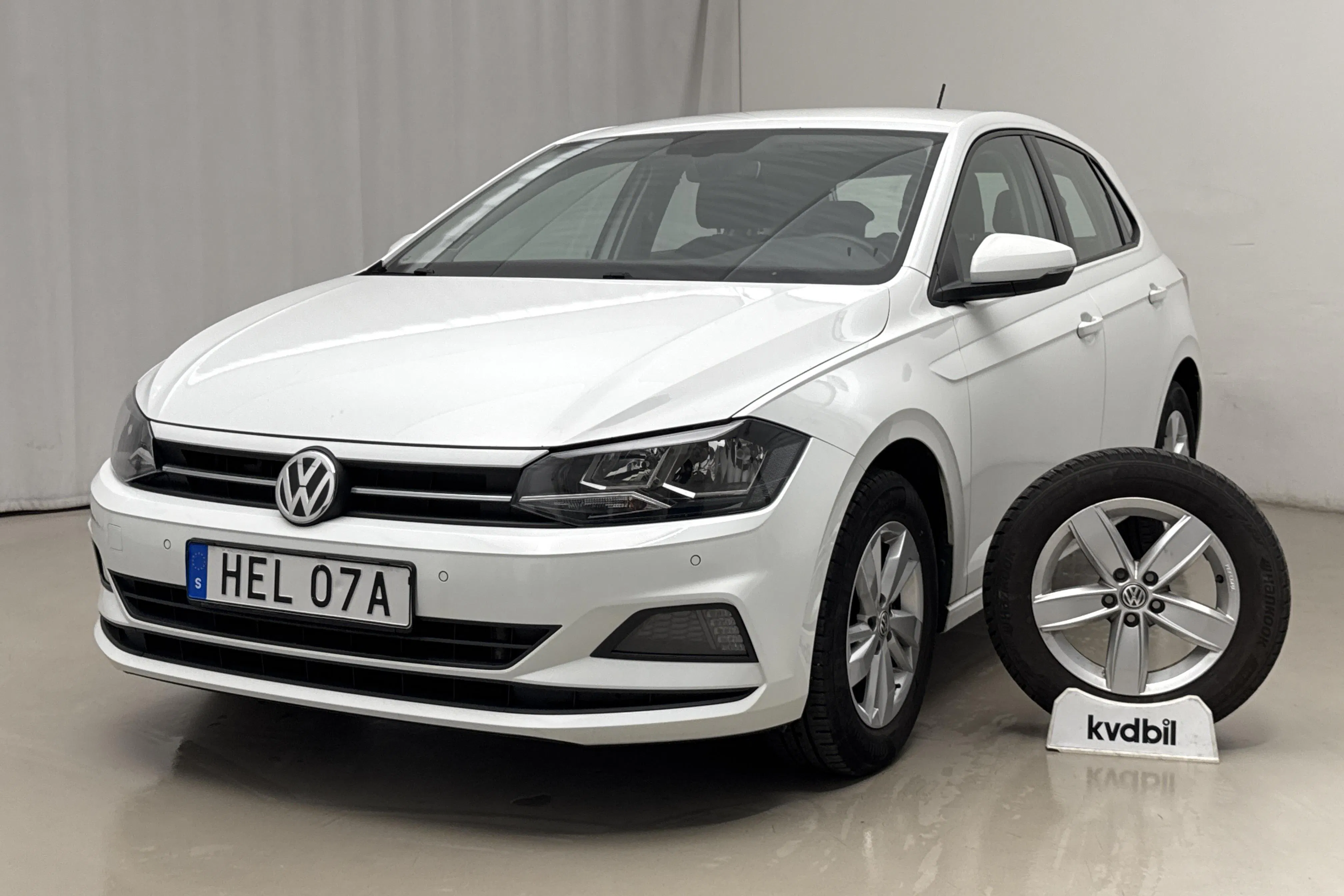 Presentation photo 1 of 15: VW Polo 1.0 TSI 5dr (95hk) - 92 550 km - Manual - white - 2020