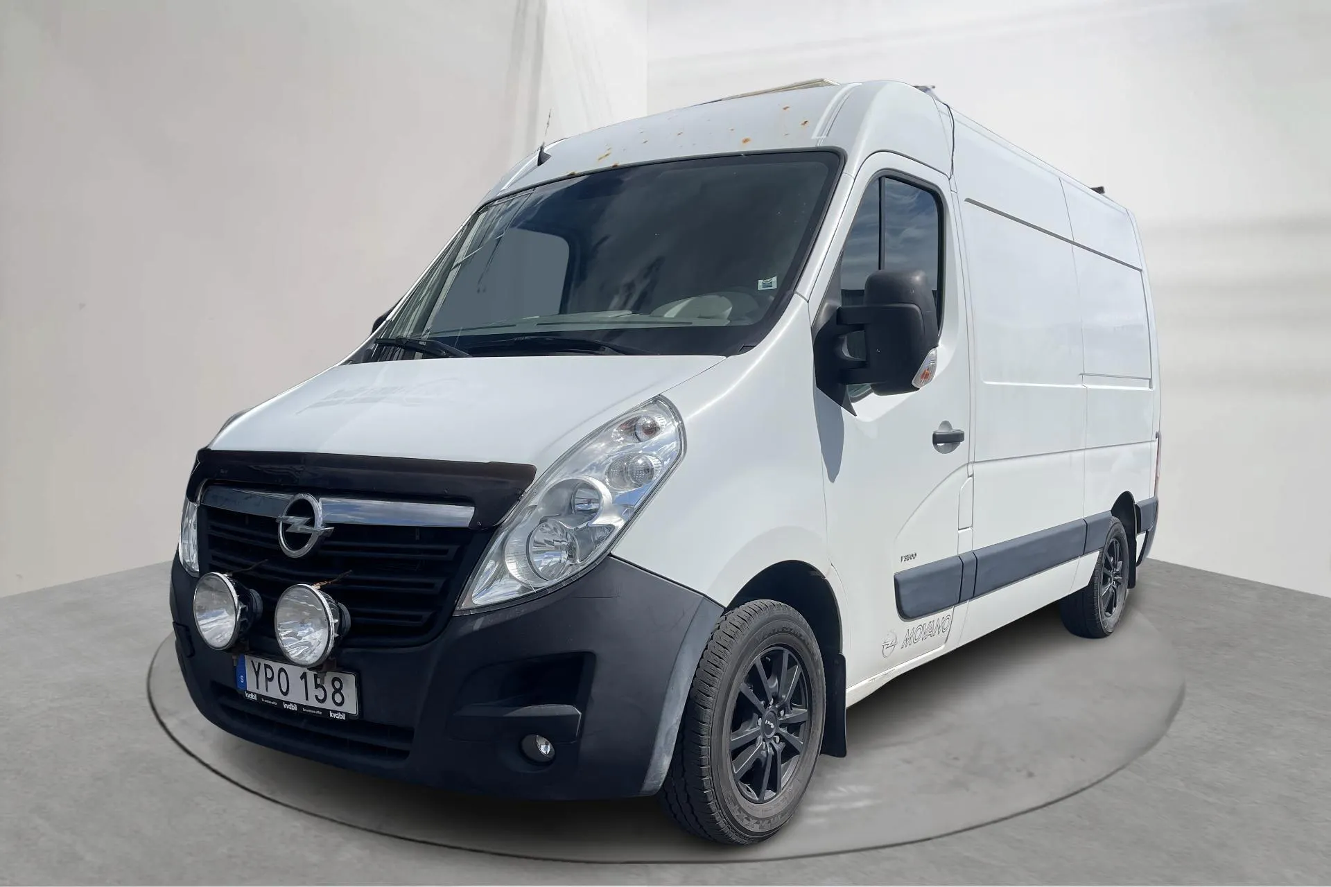 Presentation photo 1 of 14: Opel Movano 2.3 CDTI 2WD Skåp (170hk) - 133 240 km - Manual - white - 2017