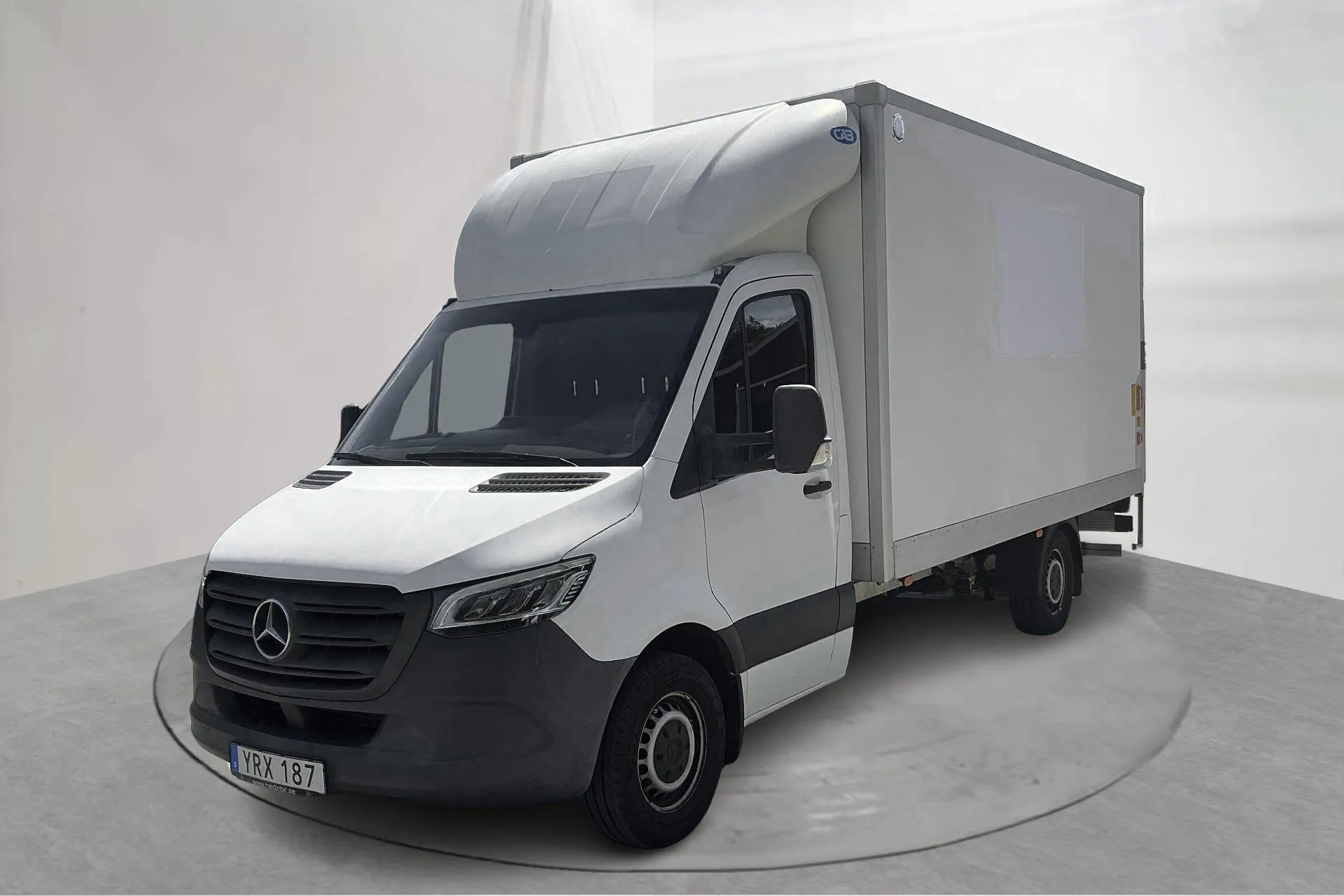 Presentationsfoto 1 av 11: Mercedes Sprinter 316 CDI Volymskåp RWD (163hk) - 20 038 mil - Automat - vit - 2019