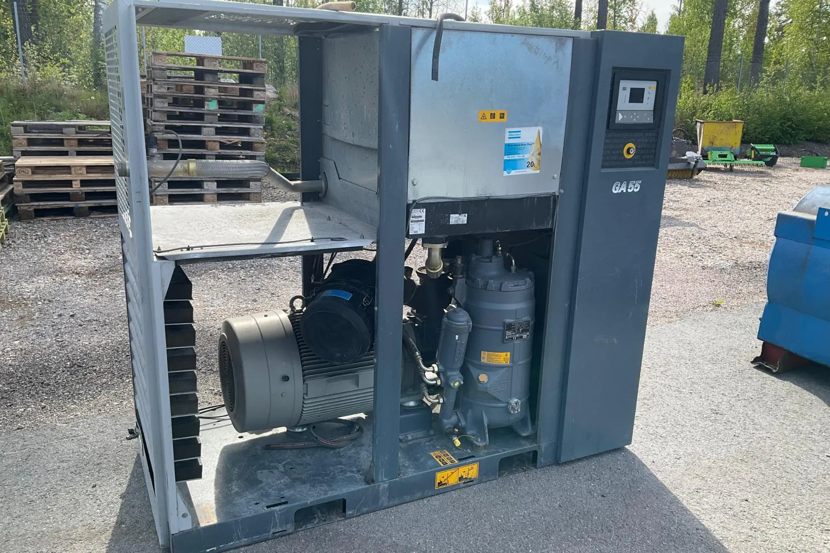 Presentationsfoto 1 av 12: Atlas Copco GA55 kompressor - 0 km - 2010
