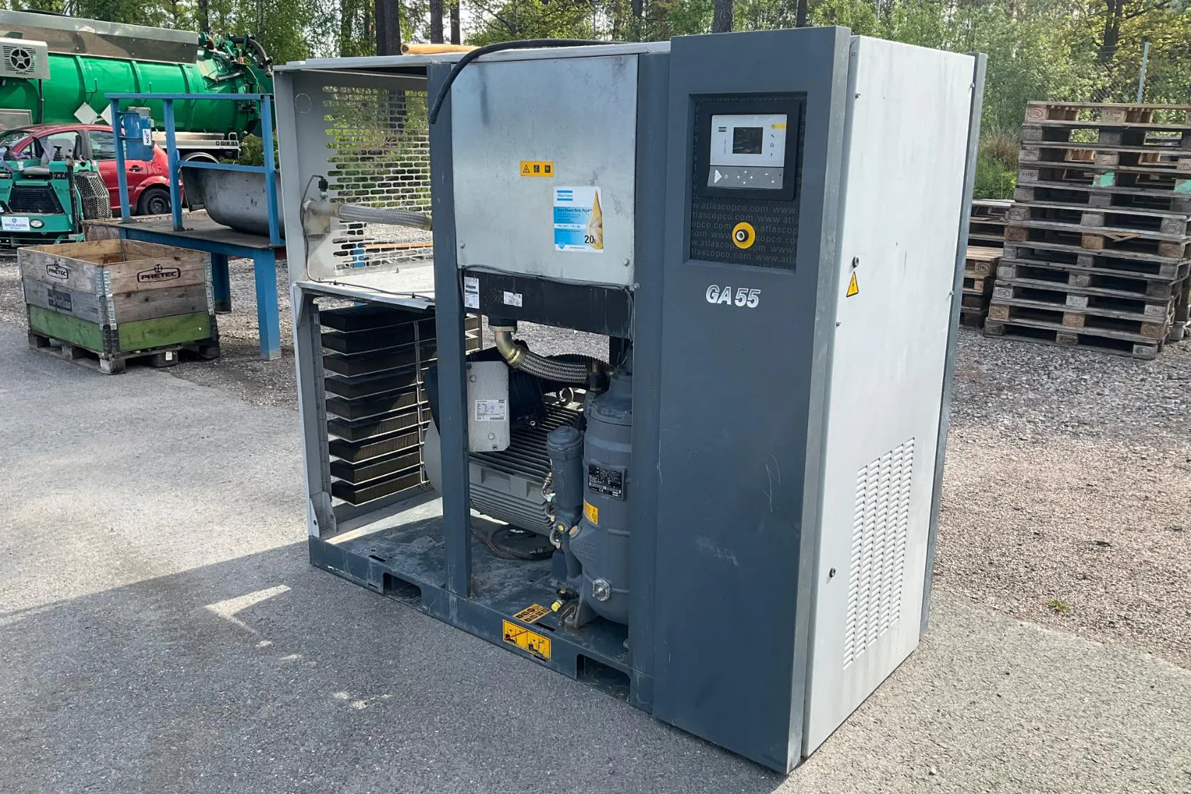 Presentationsfoto 2 av 12: Atlas Copco GA55 kompressor - 0 km - 2010