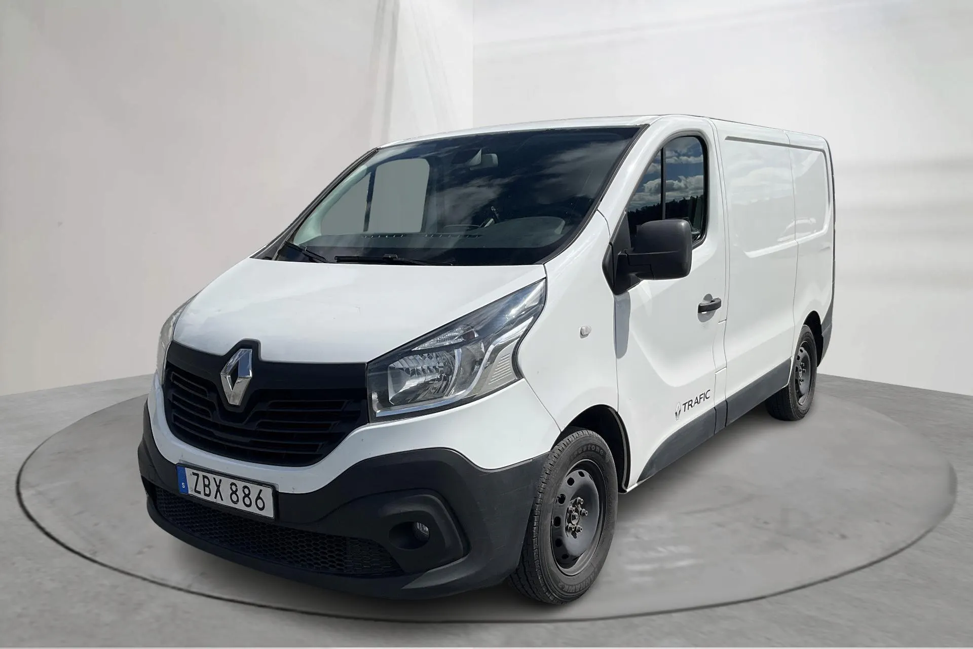 Presentationsfoto 1 av 13: Renault Trafic 1.6 dCi Skåp (95hk) - 12 246 mil - Manuell - vit - 2018