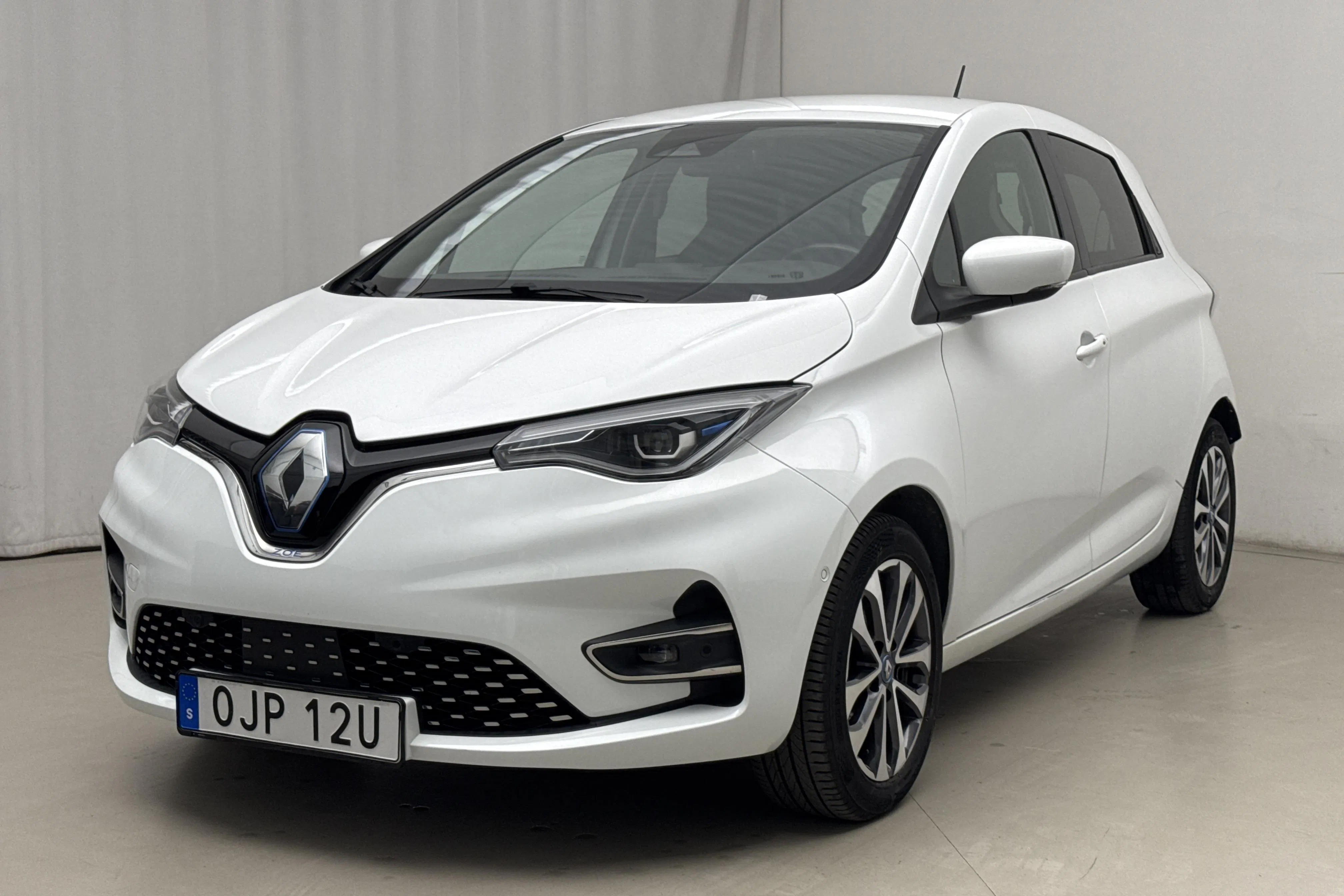 Presentationsfoto 1 av 19: Renault Zoe 52kWh R135 (135hk) - 6 563 mil - Automat - vit - 2020