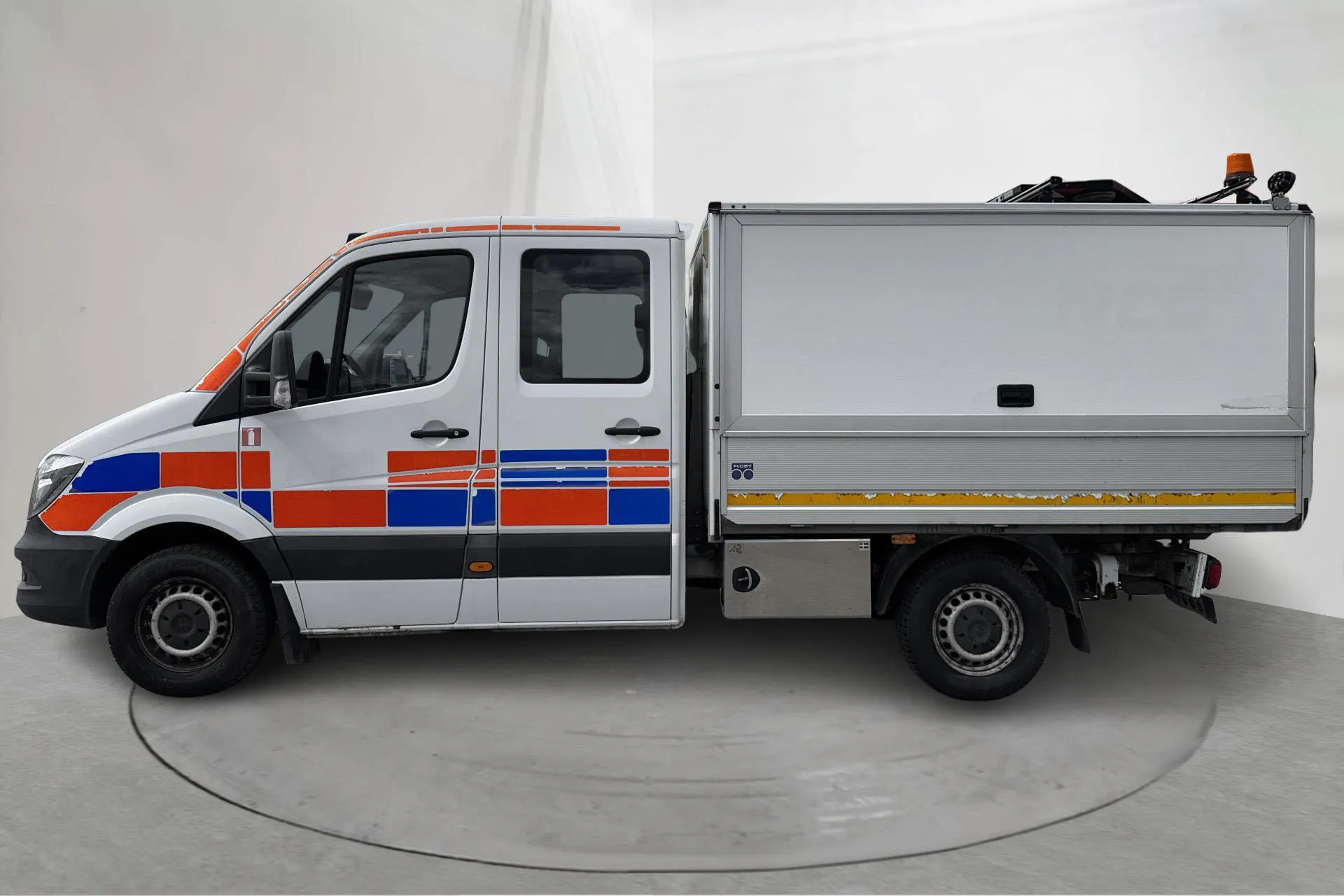 Presentationsfoto 2 av 16: Mercedes Sprinter 316 CDI Pickup/Chassi (163hk) - 23 565 mil - Automat - vit - 2015