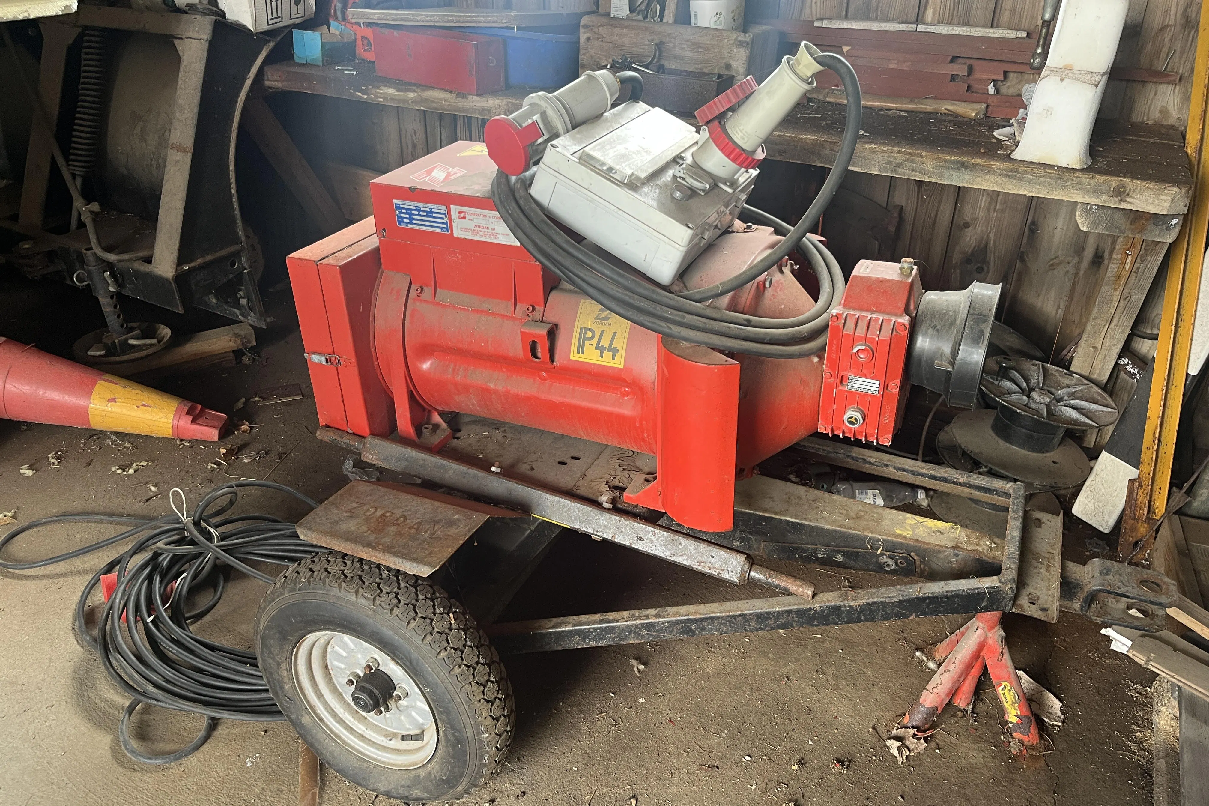 Presentation photo 2 of 12: Zordan AC 28 elverk, generator (traktordriven) - 0 km