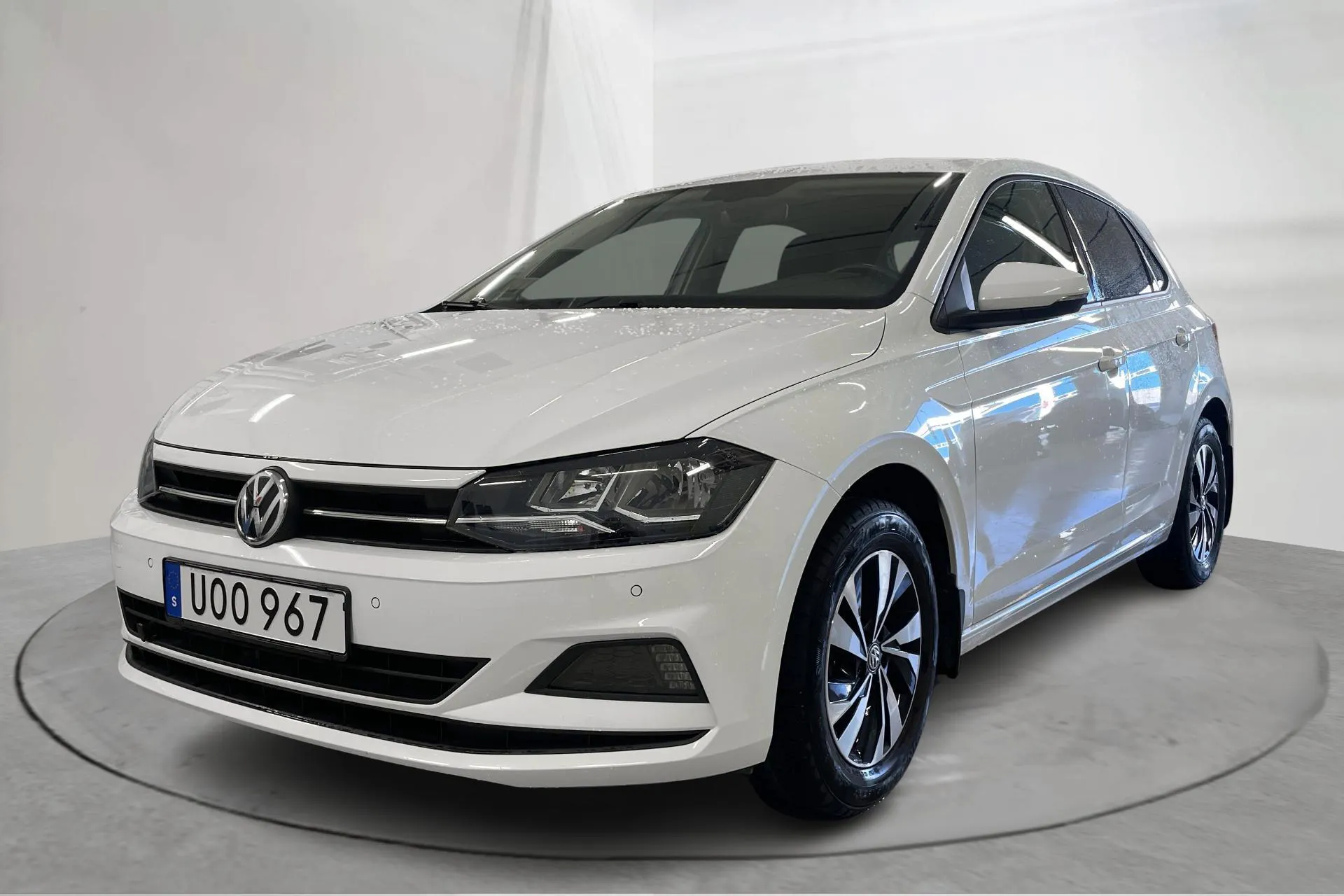 Presentationsfoto 1 av 12: VW Polo 1.0 TSI 5dr (95hk) - 5 470 mil - Manuell - vit - 2019
