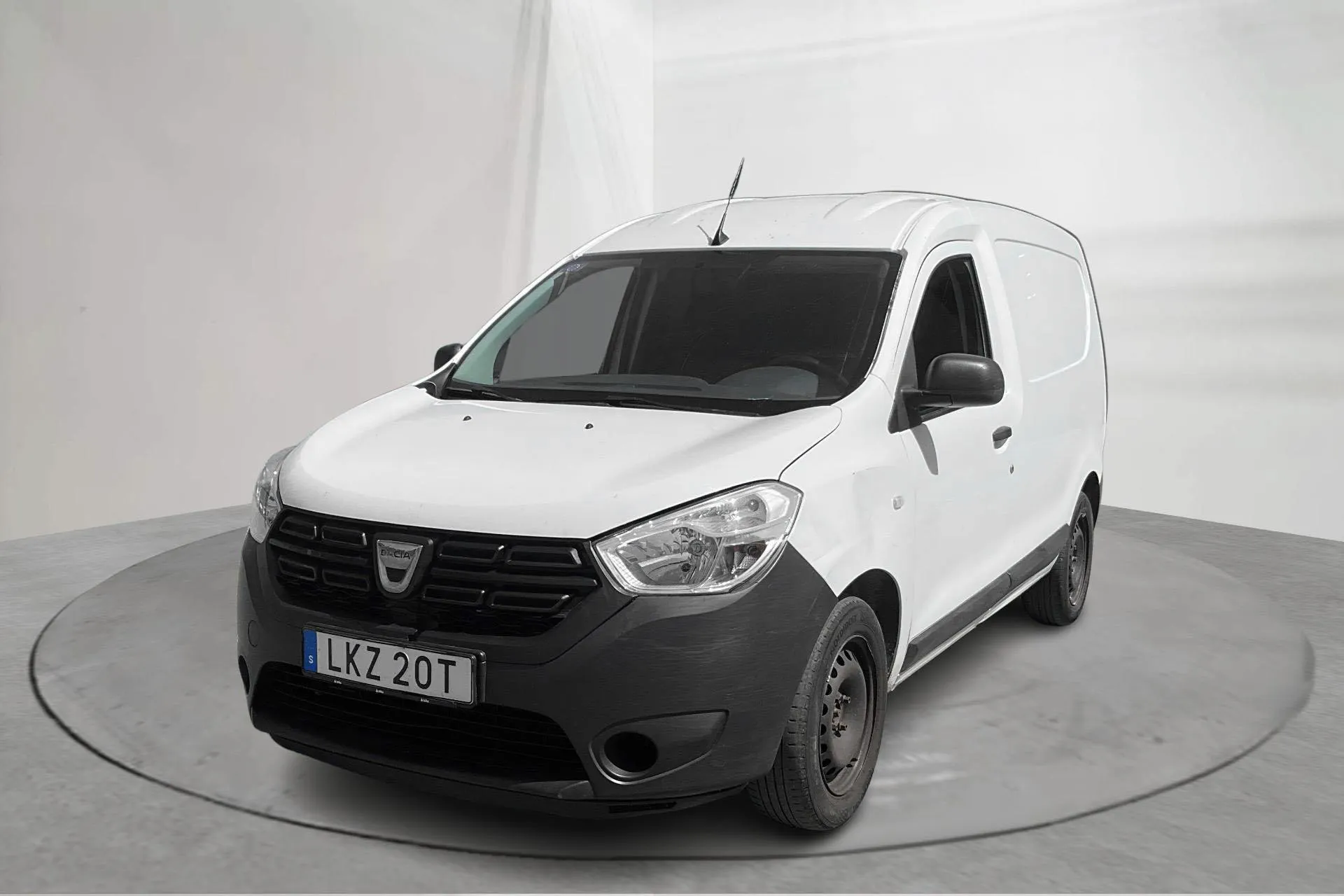 Presentationsfoto 1 av 12: Dacia Dokker Van 1.5 Blue dCi (95hk) - 13 981 mil - Manuell - vit - 2021