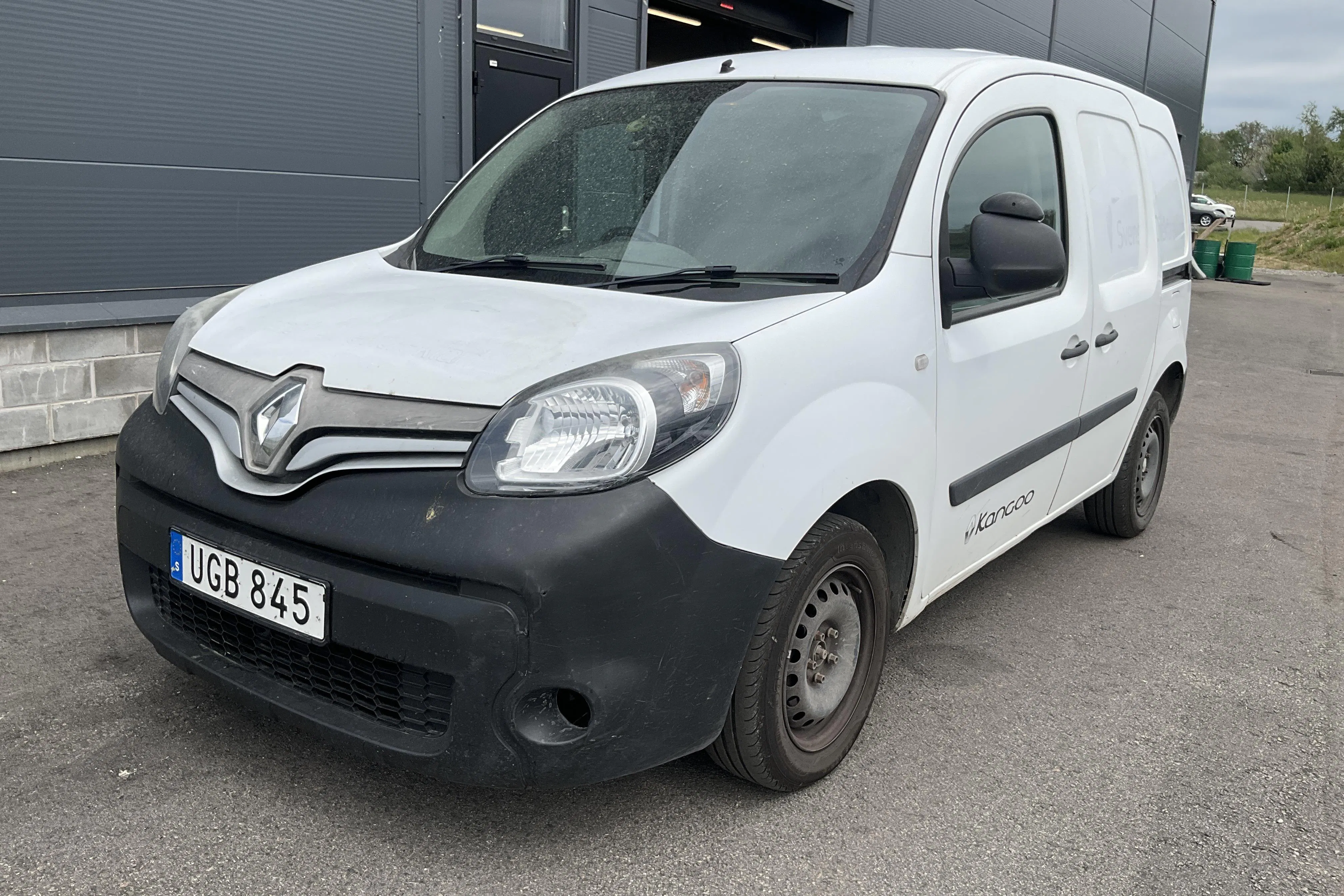 Presentationsfoto 1 av 13: Renault Kangoo 1.5 dCi Express (90hk) - 17 998 mil - Automat - vit - 2019