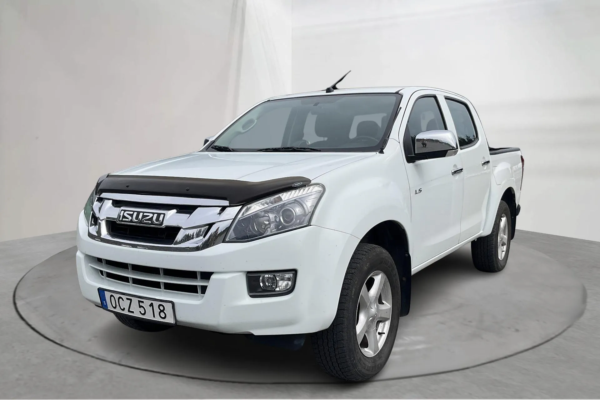 Presentationsfoto 1 av 13: Isuzu D-MAX 2.5 DDI 4WD (163hk) - 12 912 mil - Manuell - vit - 2016