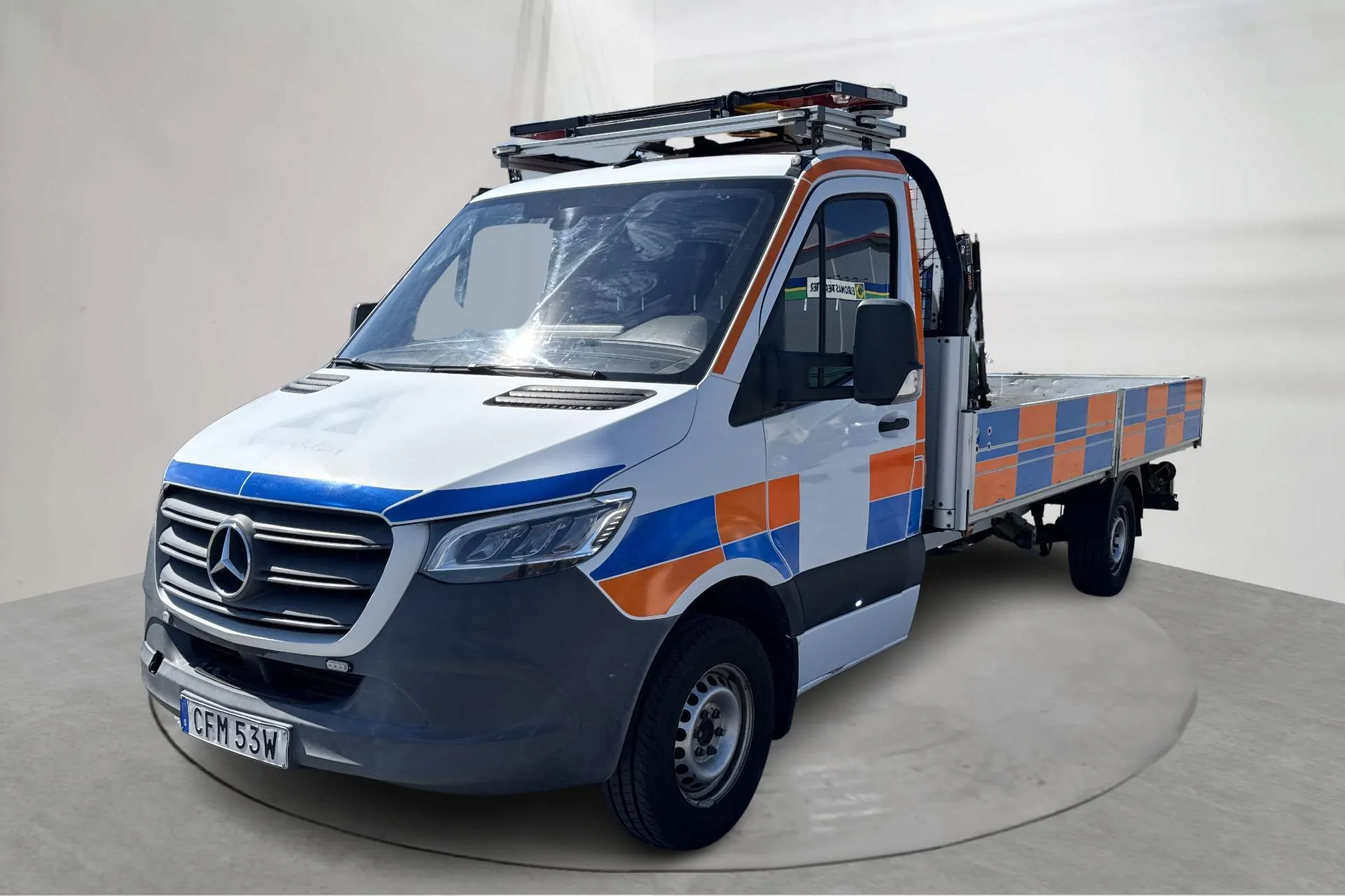 Presentation photo 1 of 37: Mercedes Sprinter 316 CDI Chassi RWD (163hk) - 174 748 km - Automatic - white - 2019