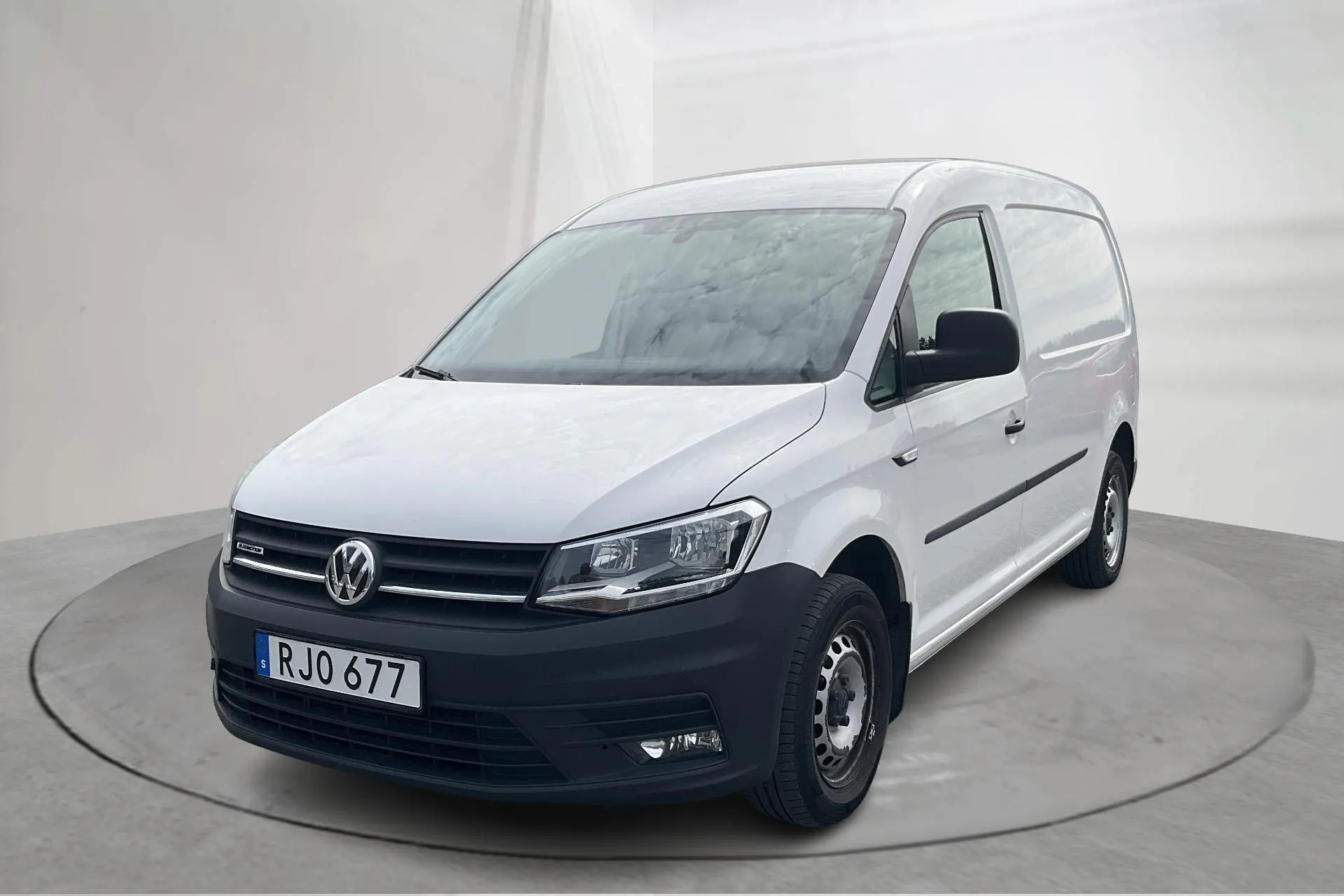 Presentation photo 1 of 11: VW Caddy 1.4 TGI Maxi Skåp (110hk) - 75 430 km - Manual - white - 2020