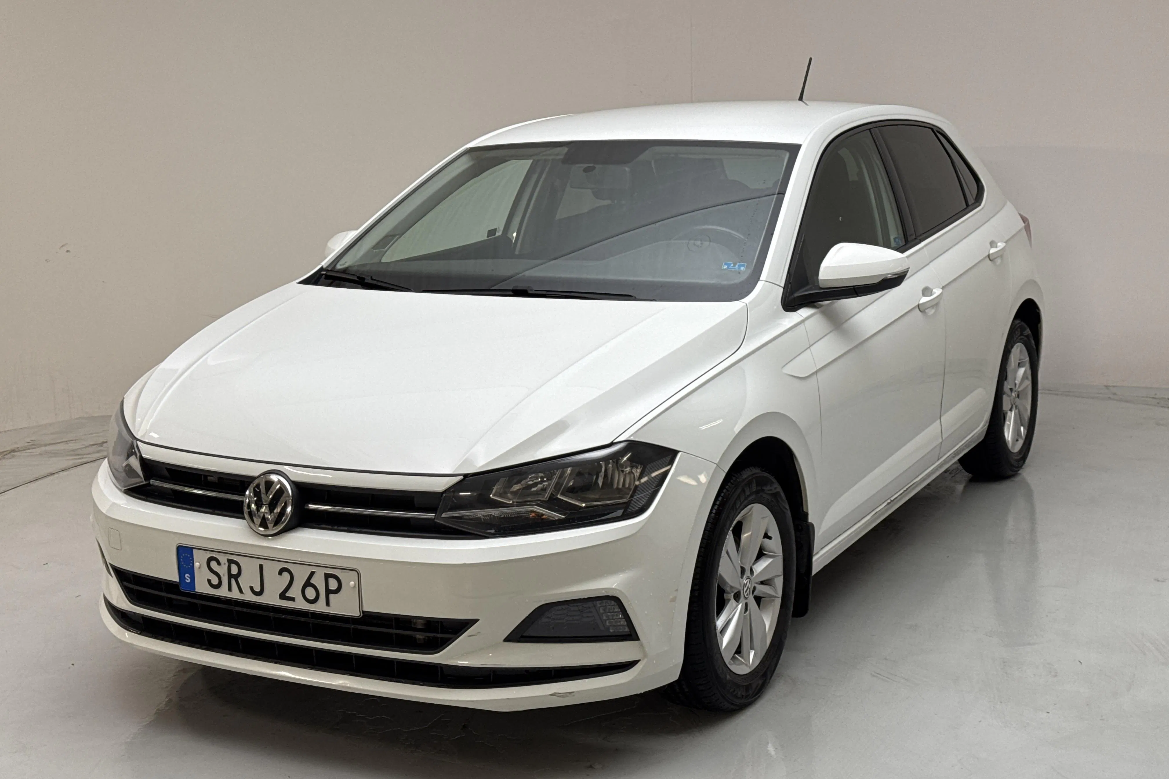 Presentationsfoto 1 av 11: VW Polo 1.0 TSI 5dr (95hk) - 23 785 mil - Automat - vit - 2020