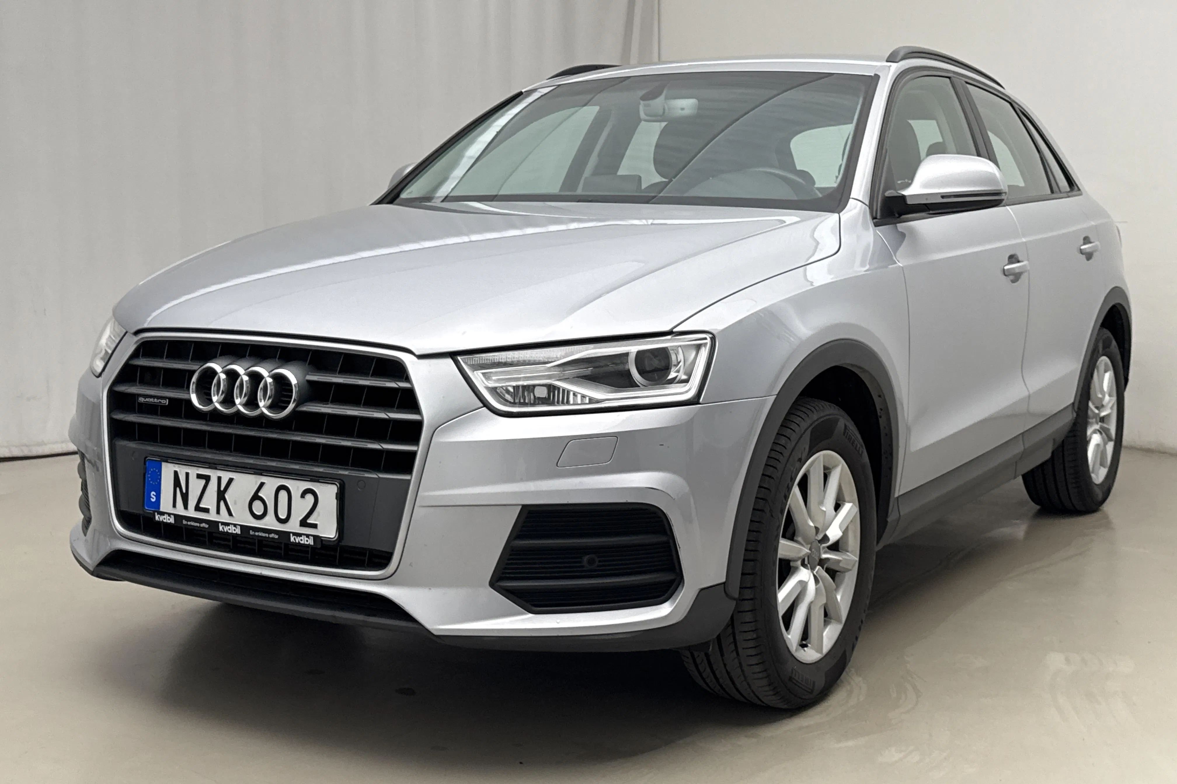 Presentation photo 1 of 14: Audi Q3 2.0 TFSI quattro (180hk) - 119 670 km - Automatic - silver - 2016