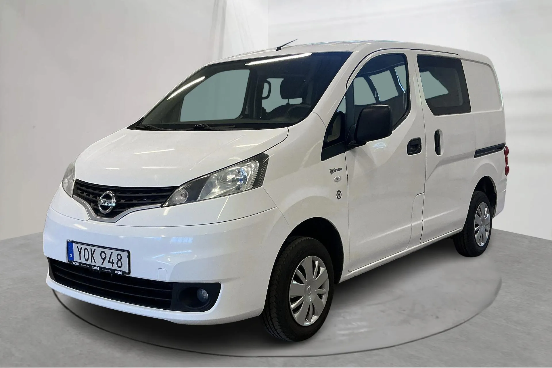 Presentationsfoto 1 av 15: Nissan NV200 1.5 dCi Kombi (90hk) - 13 818 mil - Manuell - vit - 2017